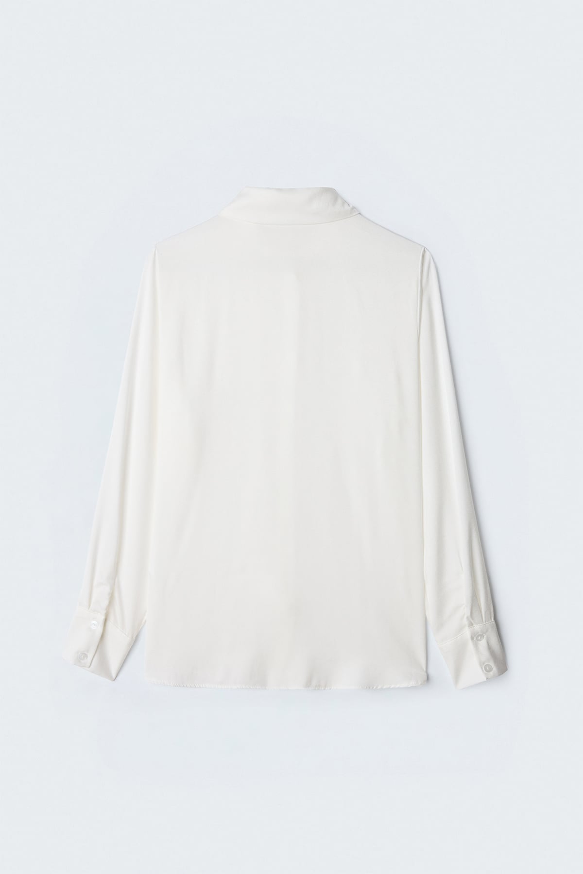 Hidden Flap Shirt - Ecru