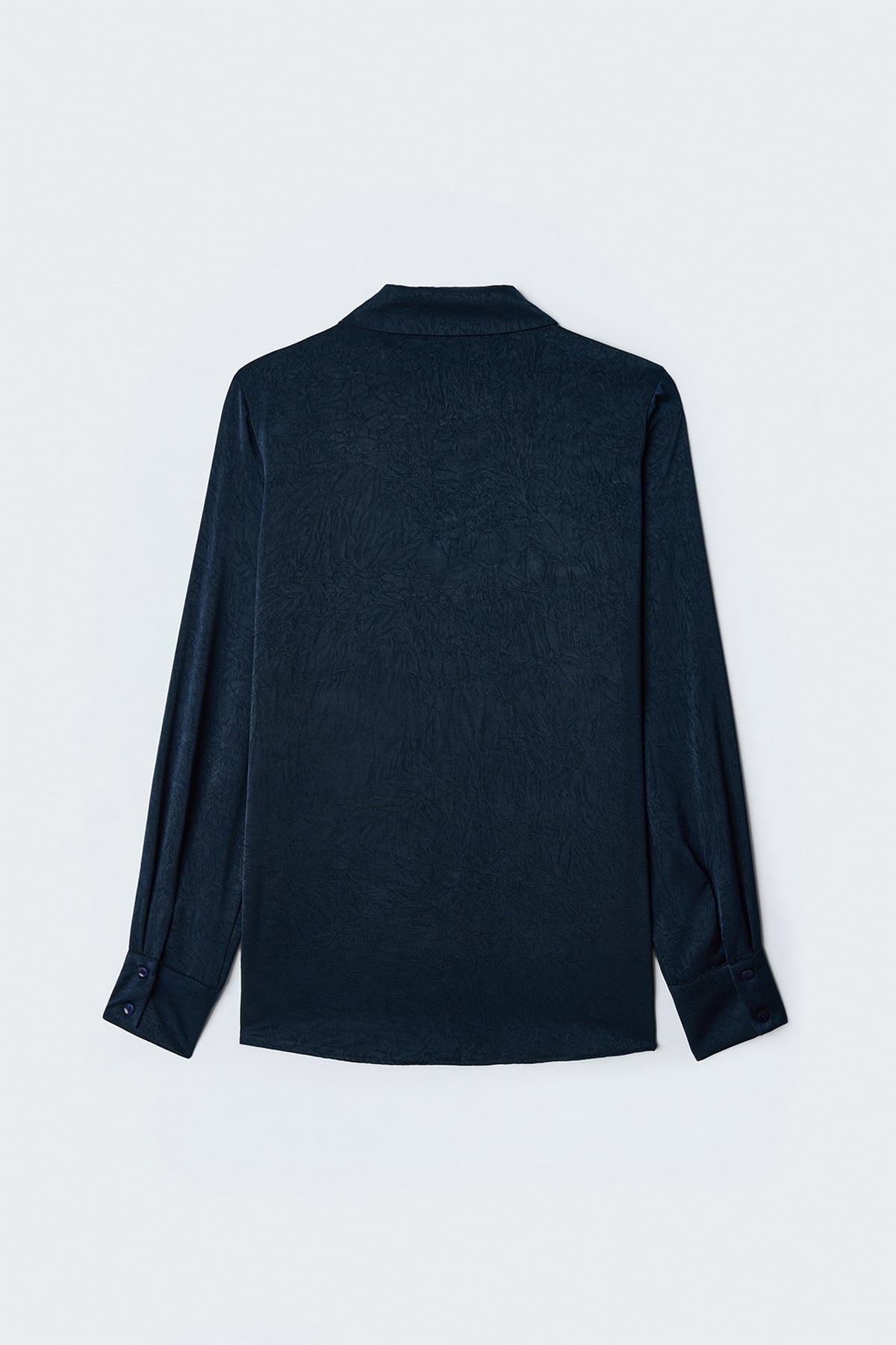 Hidden Flap Shirt - Blue