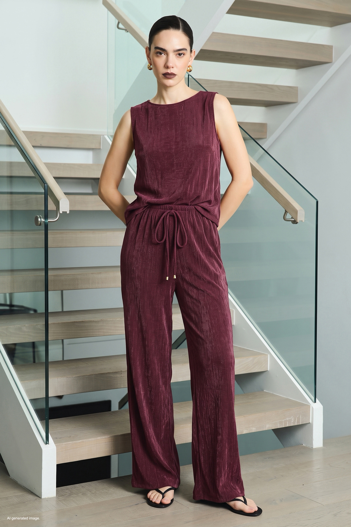 Glow Pants - Maroon