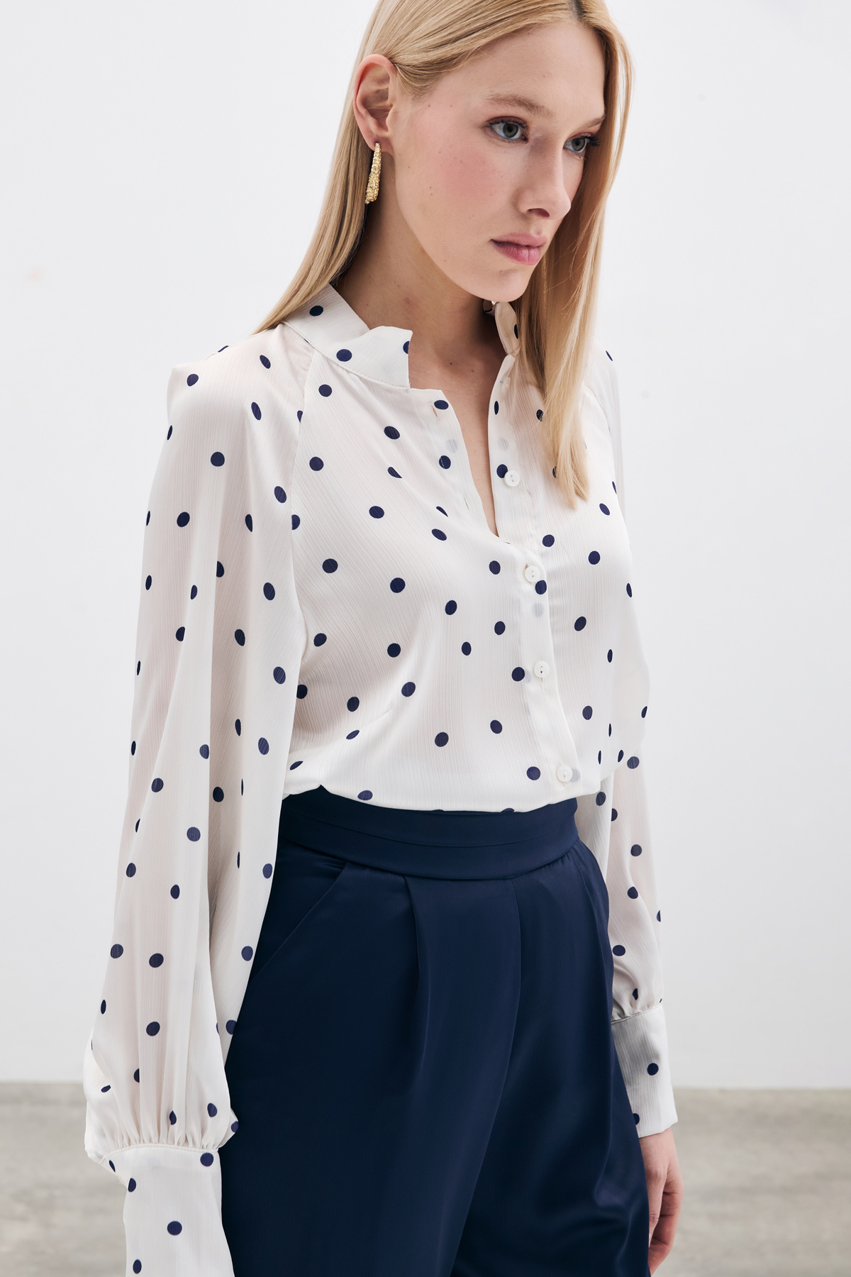 Hakim Yaka Gömlek - Lacivert