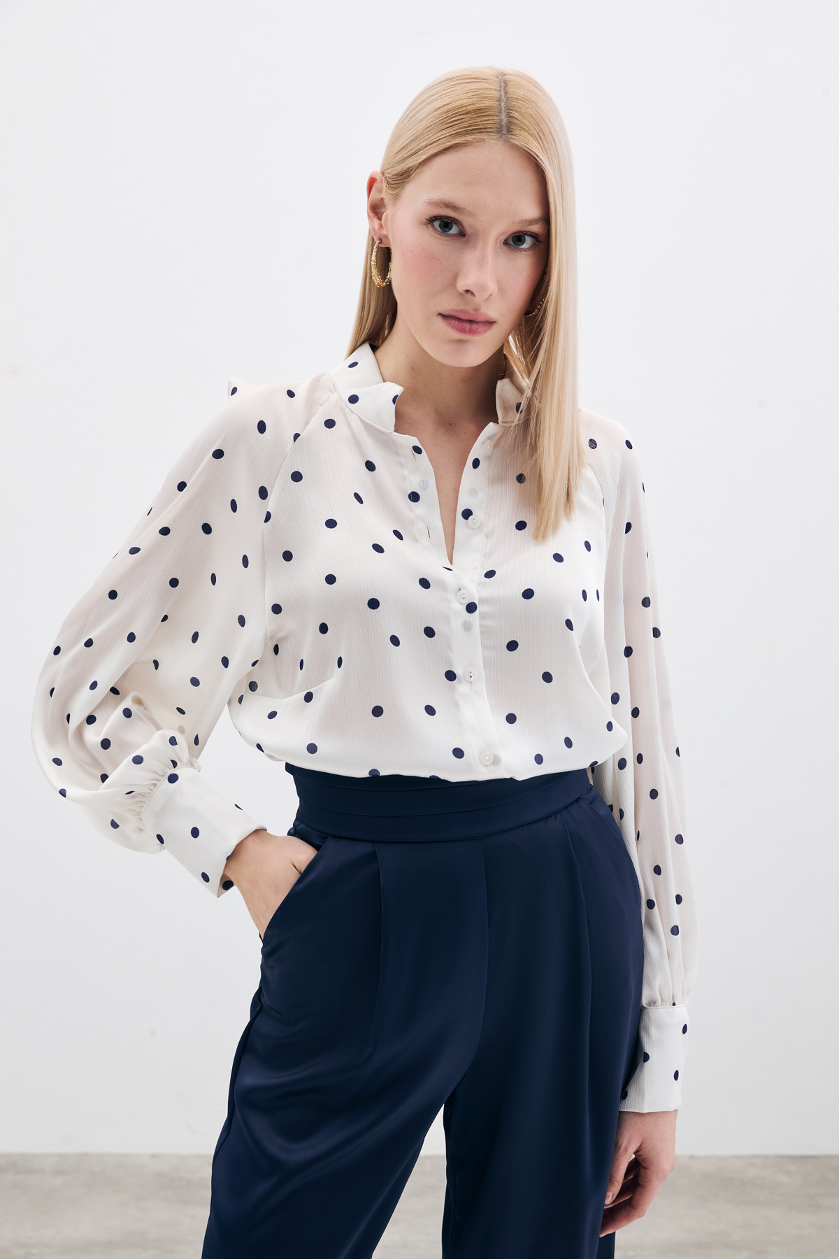 Hakim Yaka Gömlek - Lacivert