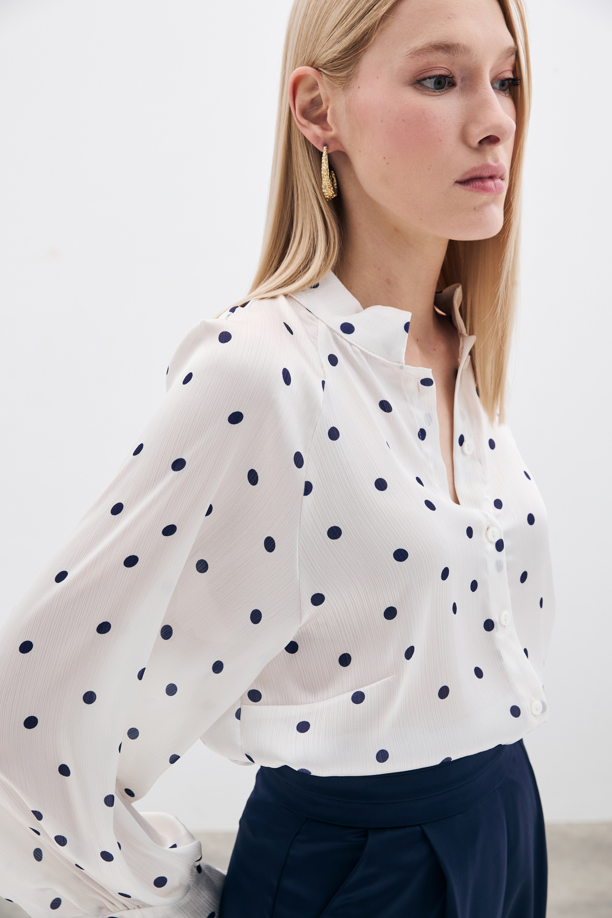 Hakim Yaka Gömlek - Lacivert