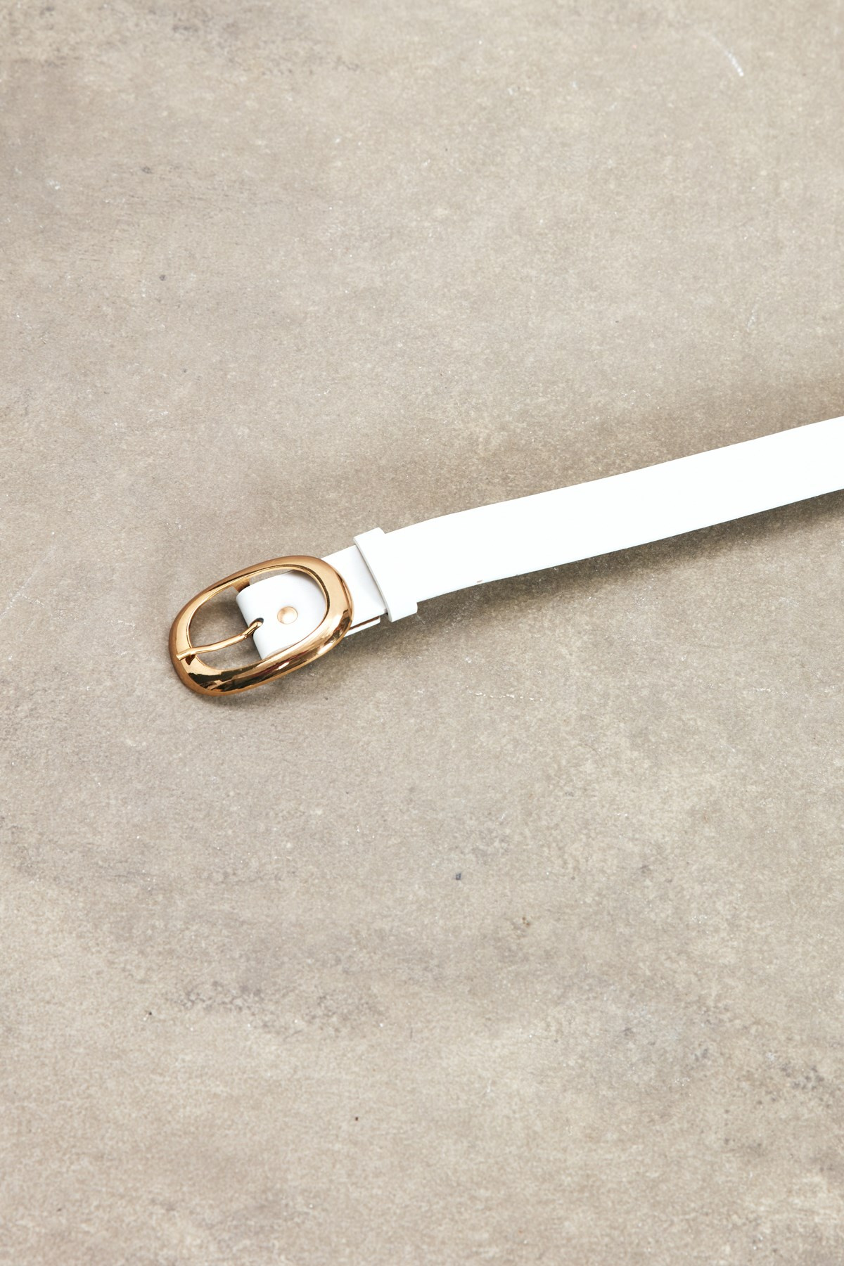 Ringed Gold Belt - WHITES