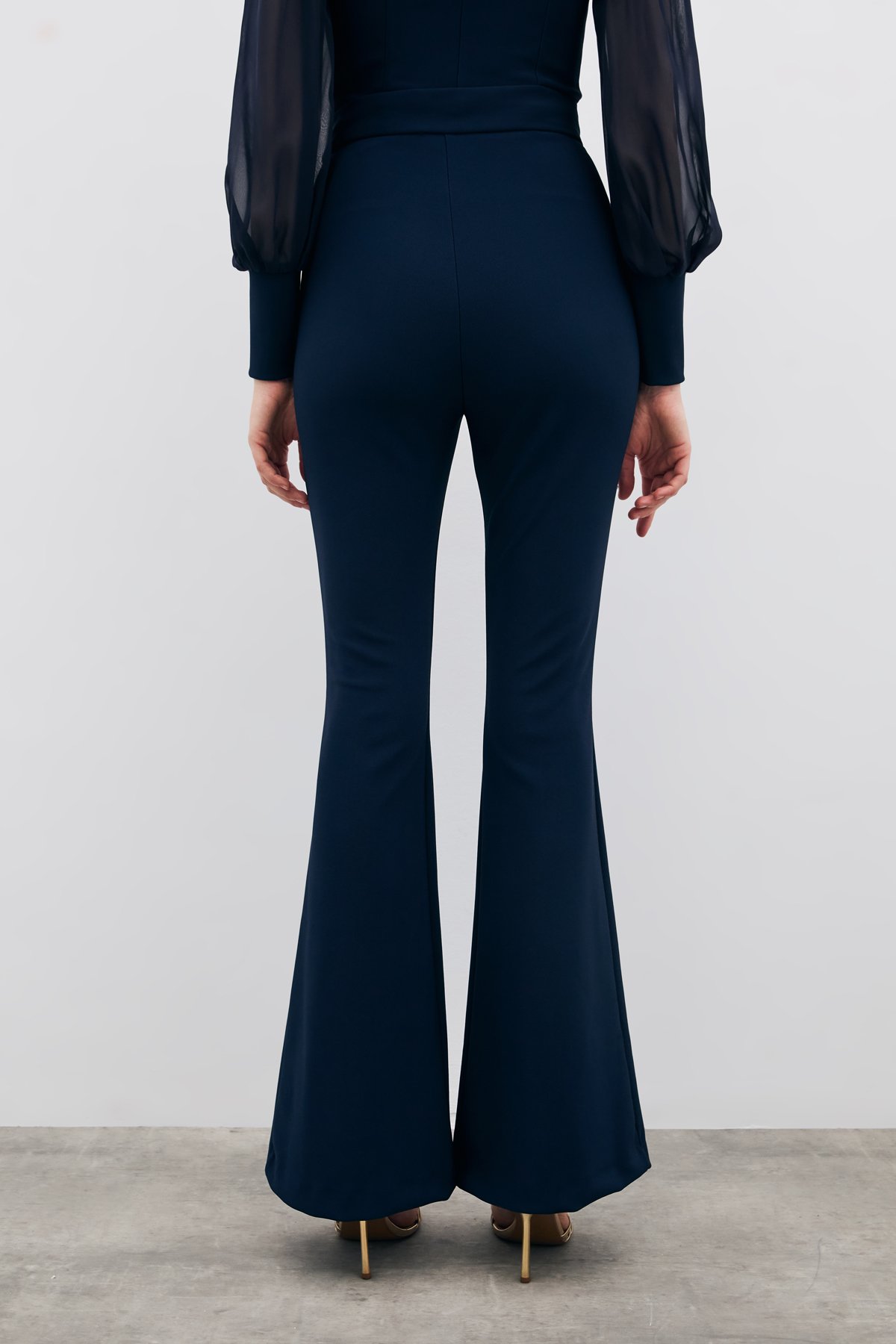 İspanyol Paça Pantolon - Lacivert