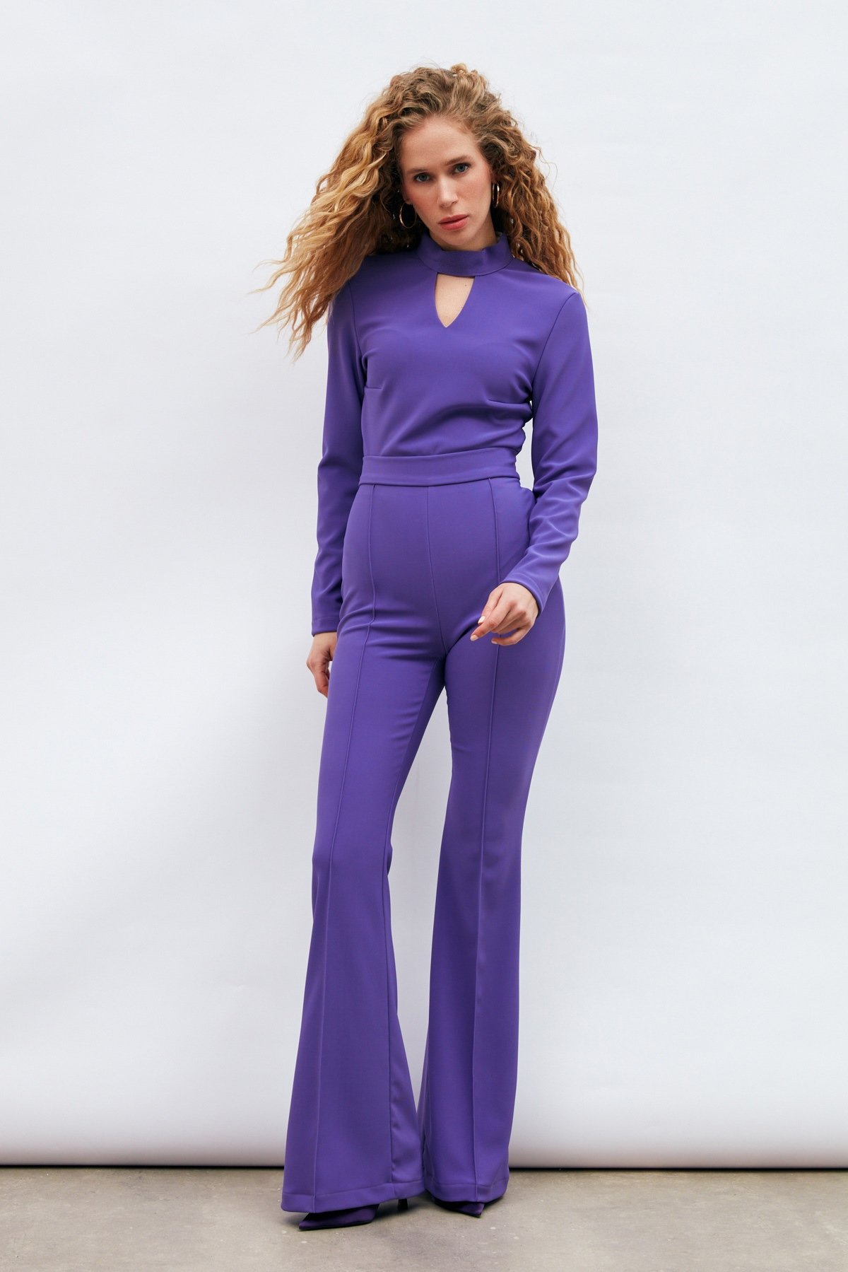 İspanyol Paça Pantolon - MOR