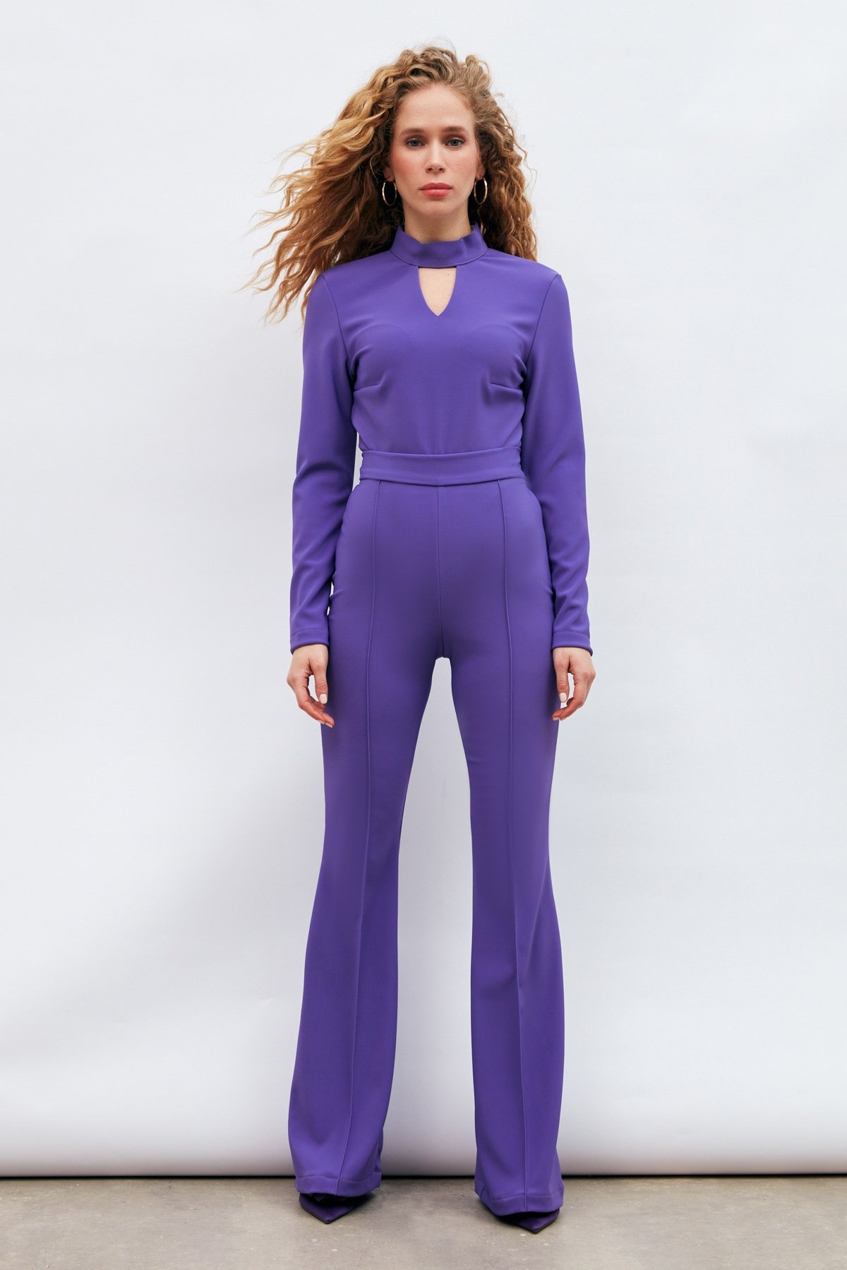 İspanyol Paça Pantolon - MOR