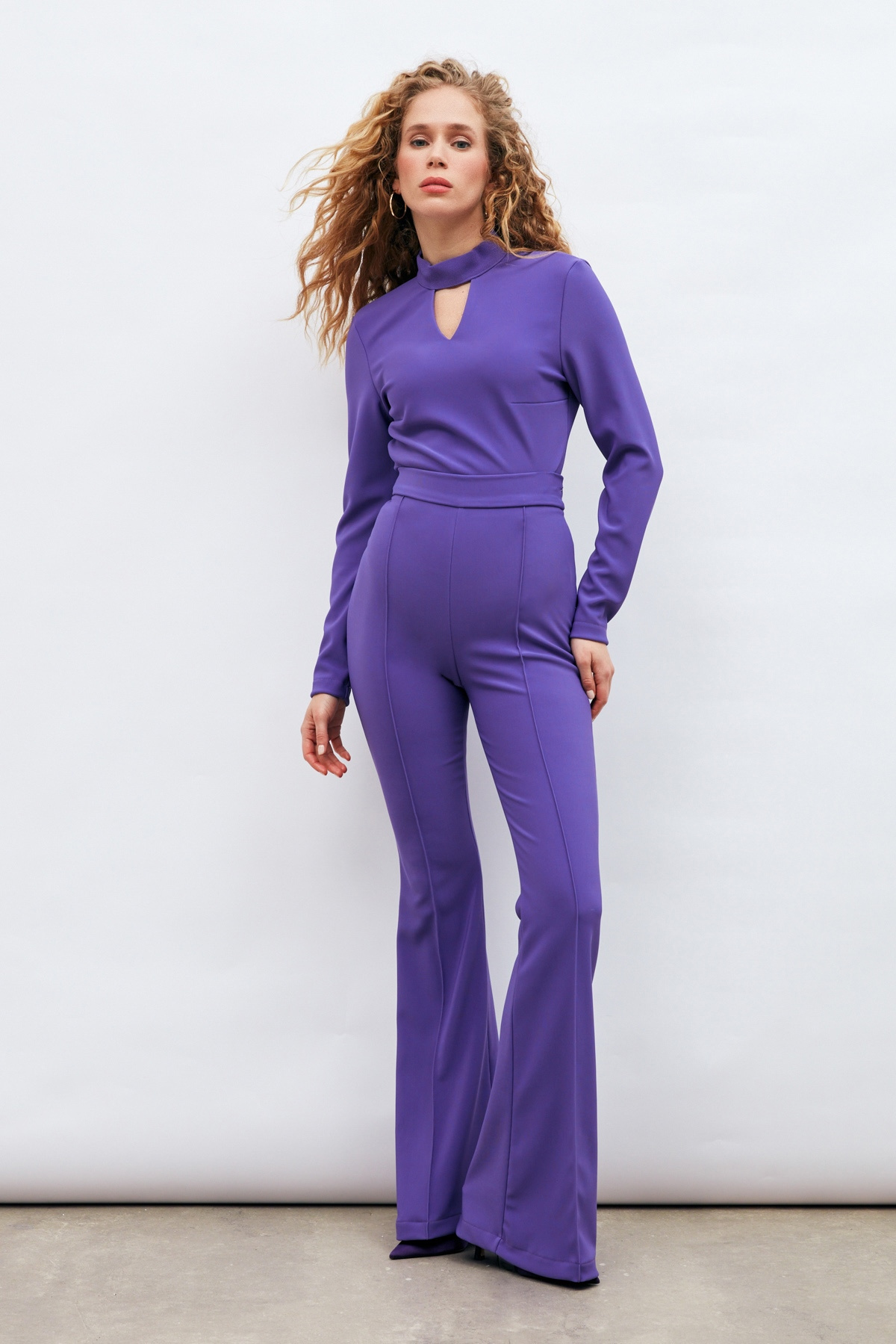 İspanyol Paça Pantolon - MOR