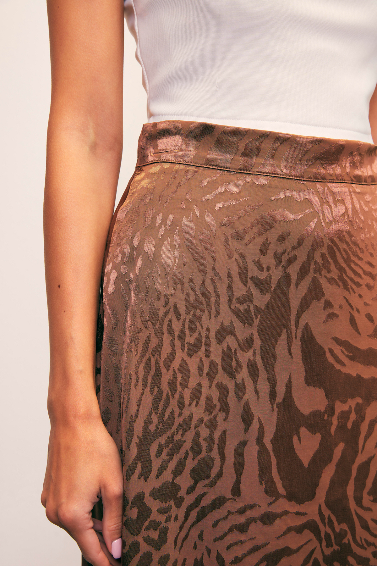 Jakarlı Çan Etek - KAHVE