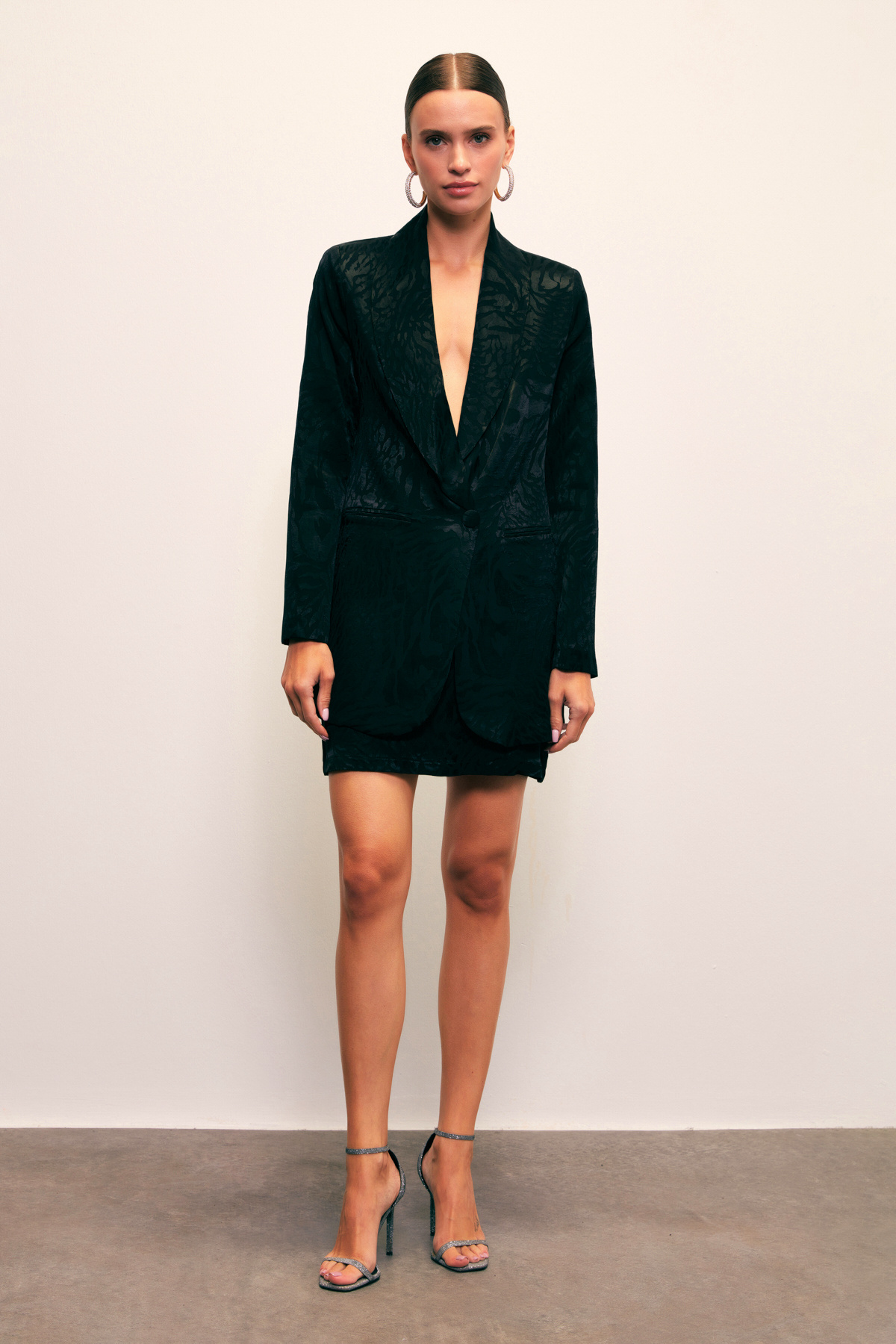 Jakarlı Çan Etek - SİYAH