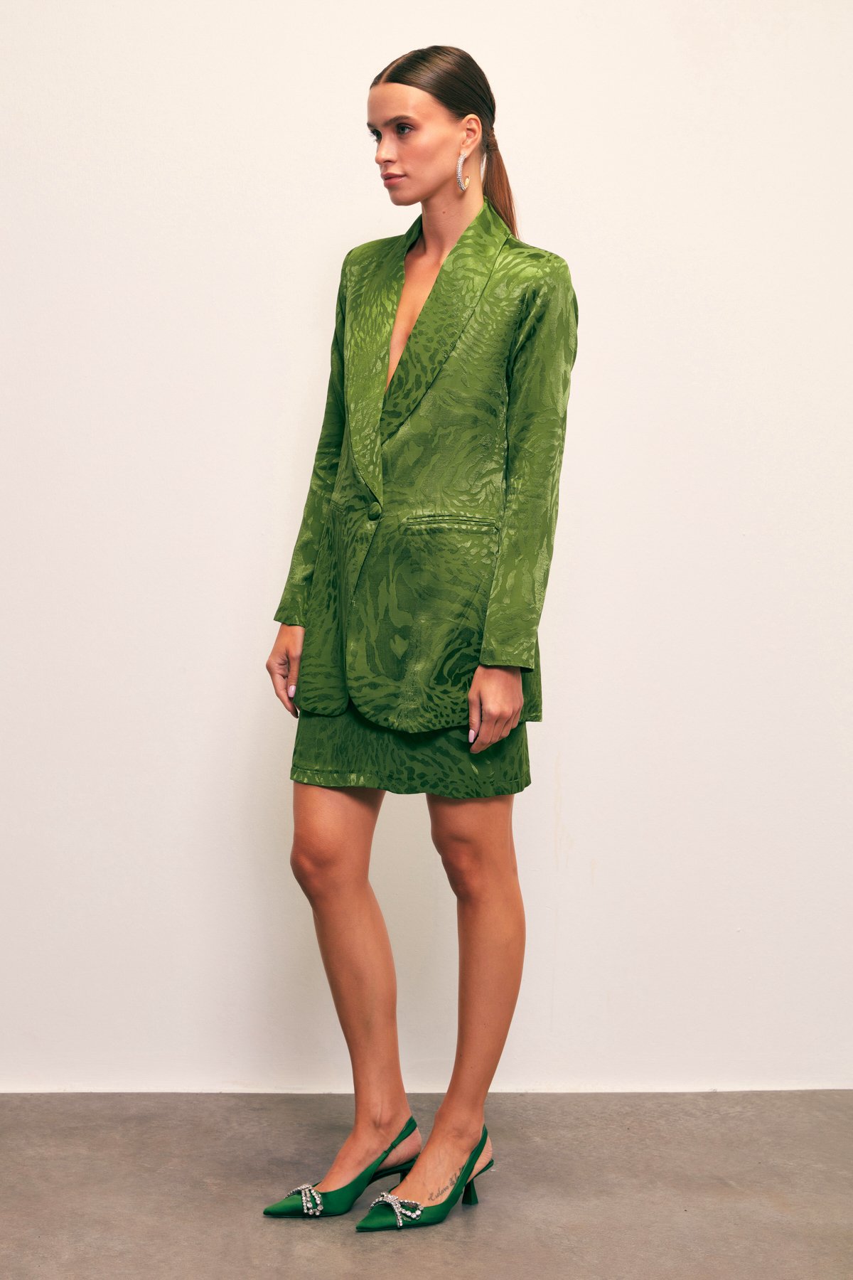 Jakarlı Çan Etek - YEŞİL