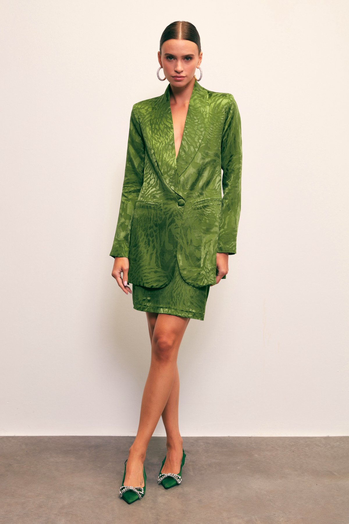 Jakarlı Çan Etek - YEŞİL