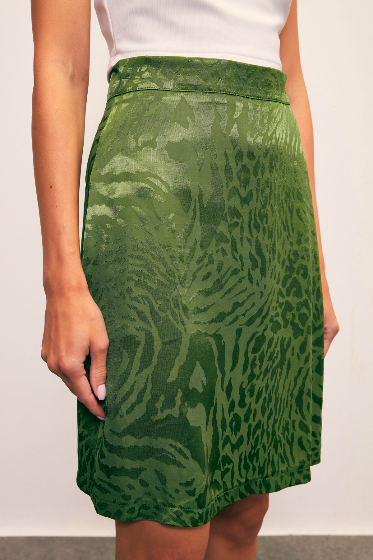 Jakarlı Çan Etek - YEŞİL