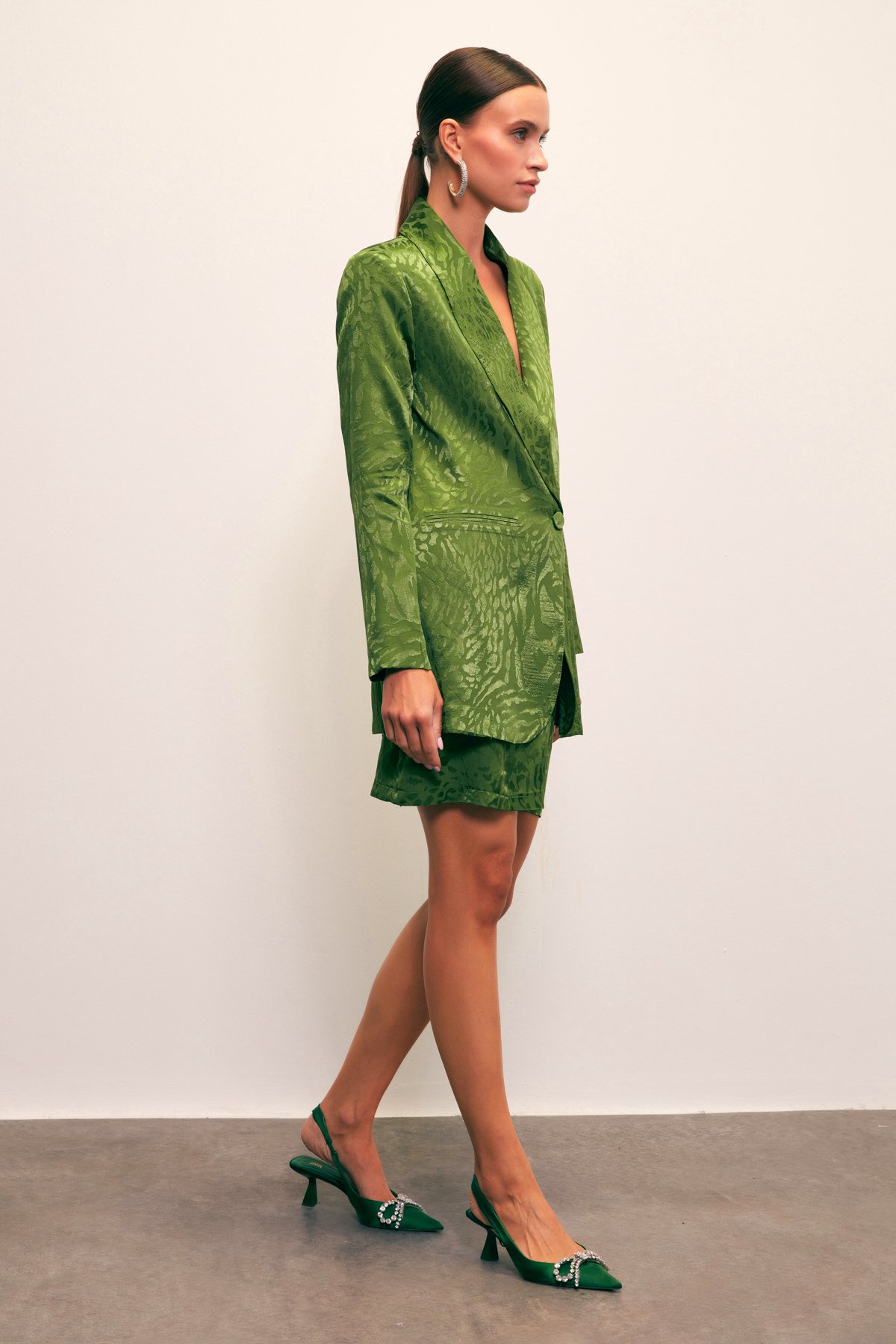 Jakarlı Çan Etek - YEŞİL