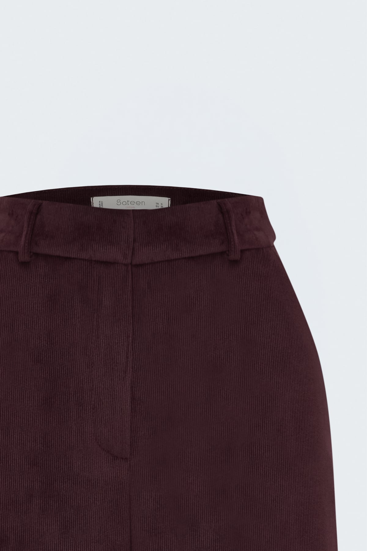 Kadife Pantolon - Bordo
