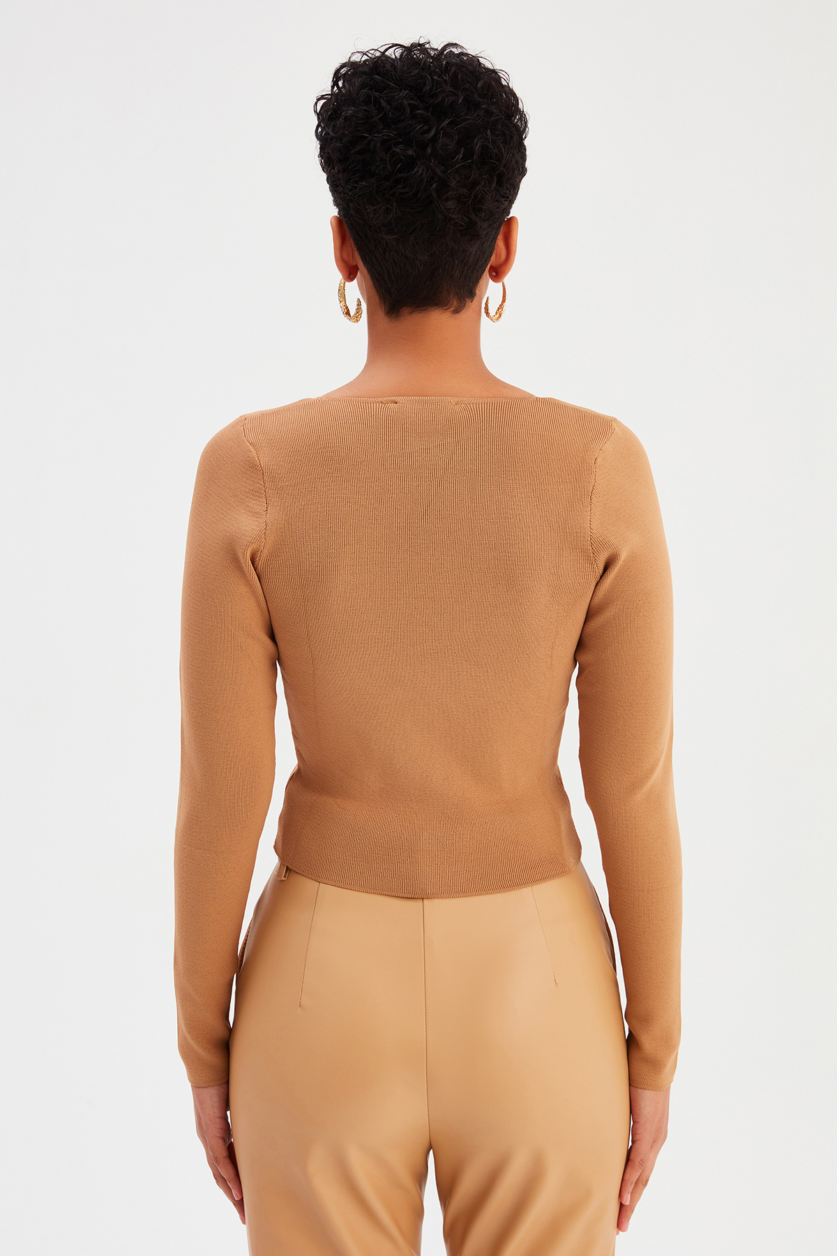 Kare Yaka Triko - VİZON