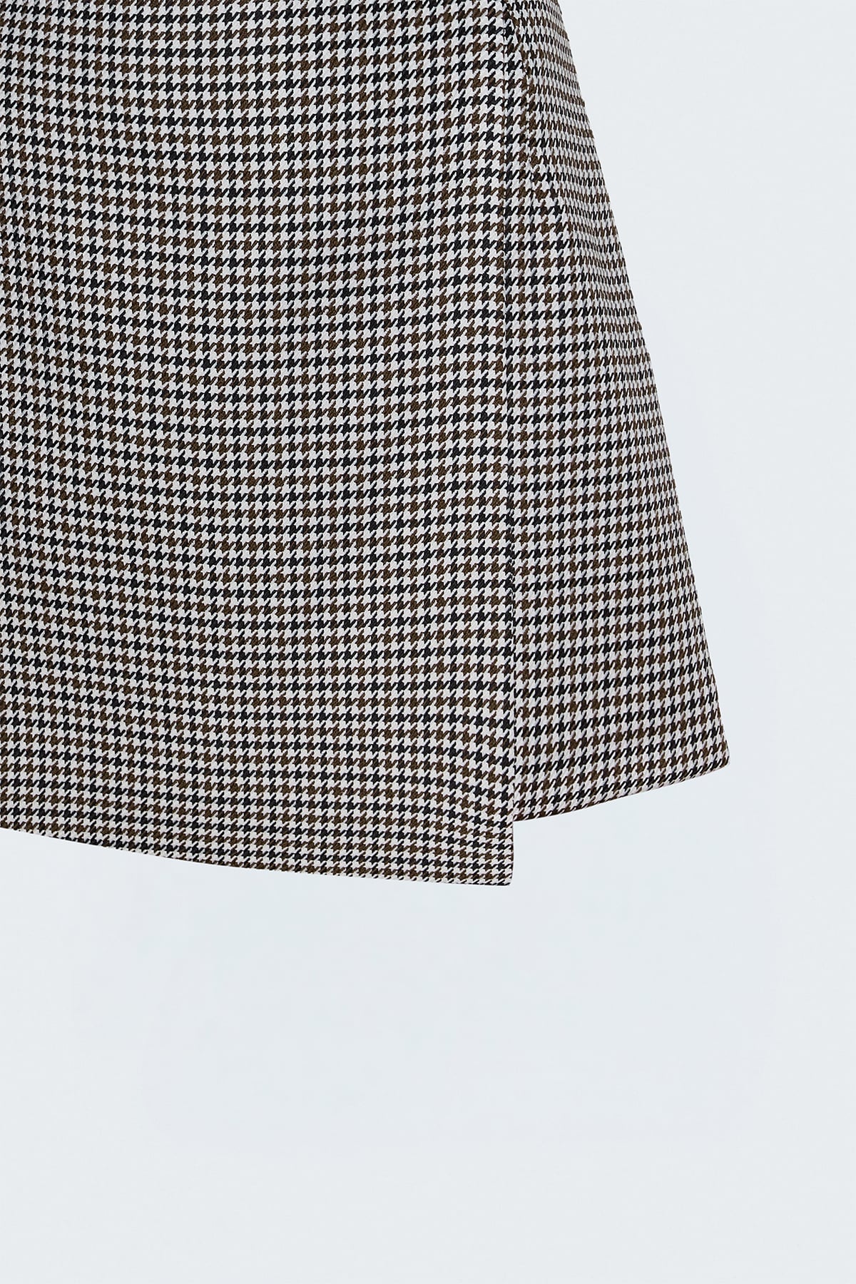 Houndstooth Skort - Brown