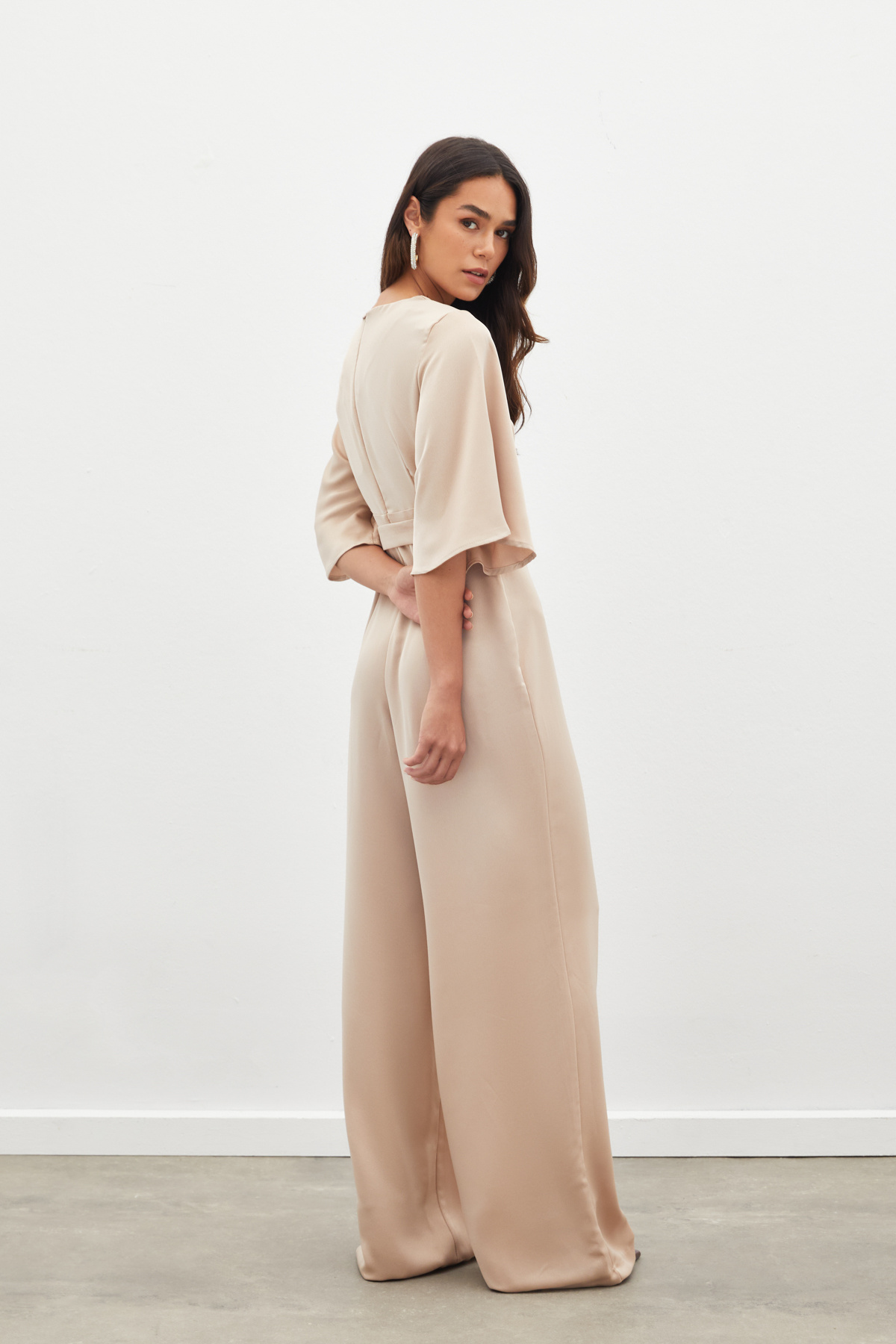 Kemerli Krep Tulum - BEJ