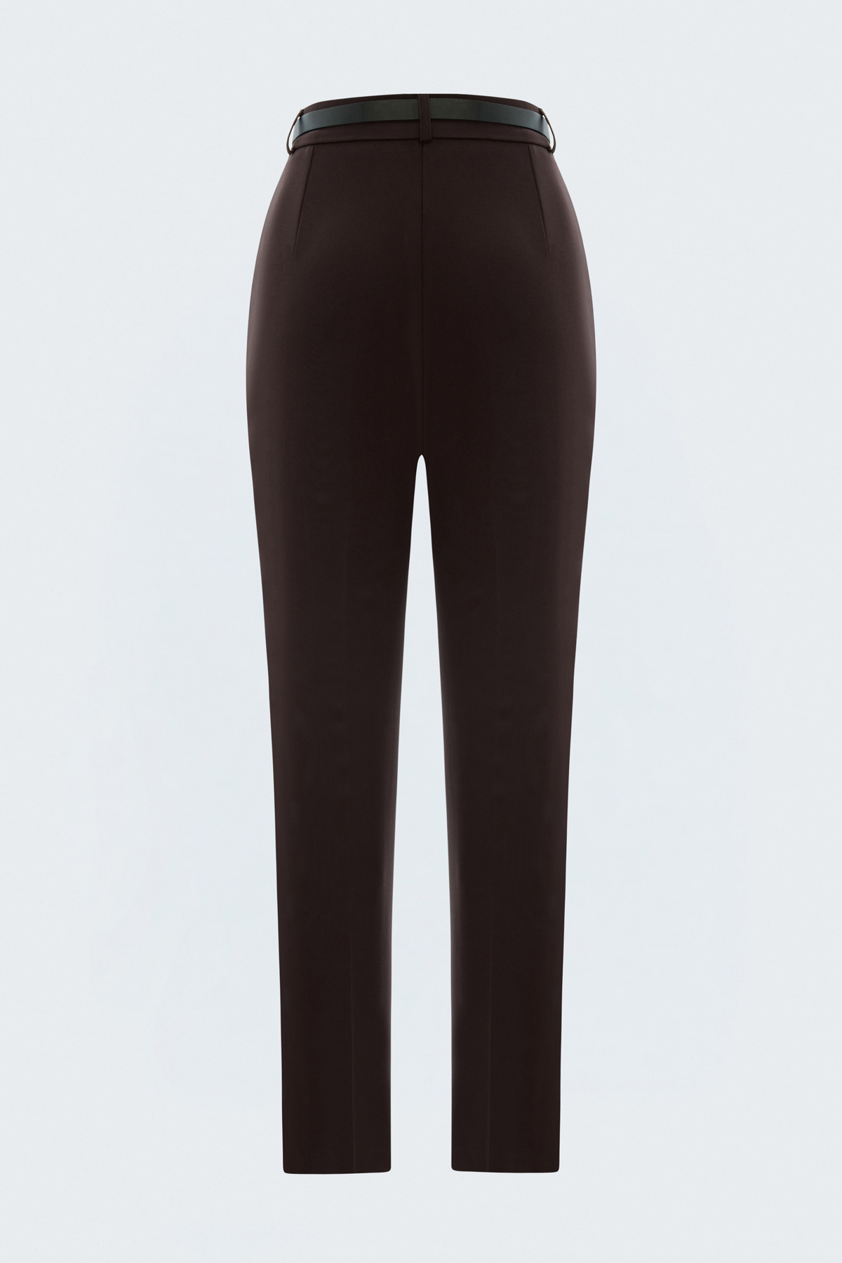 Belted Trousers - Dark coffee