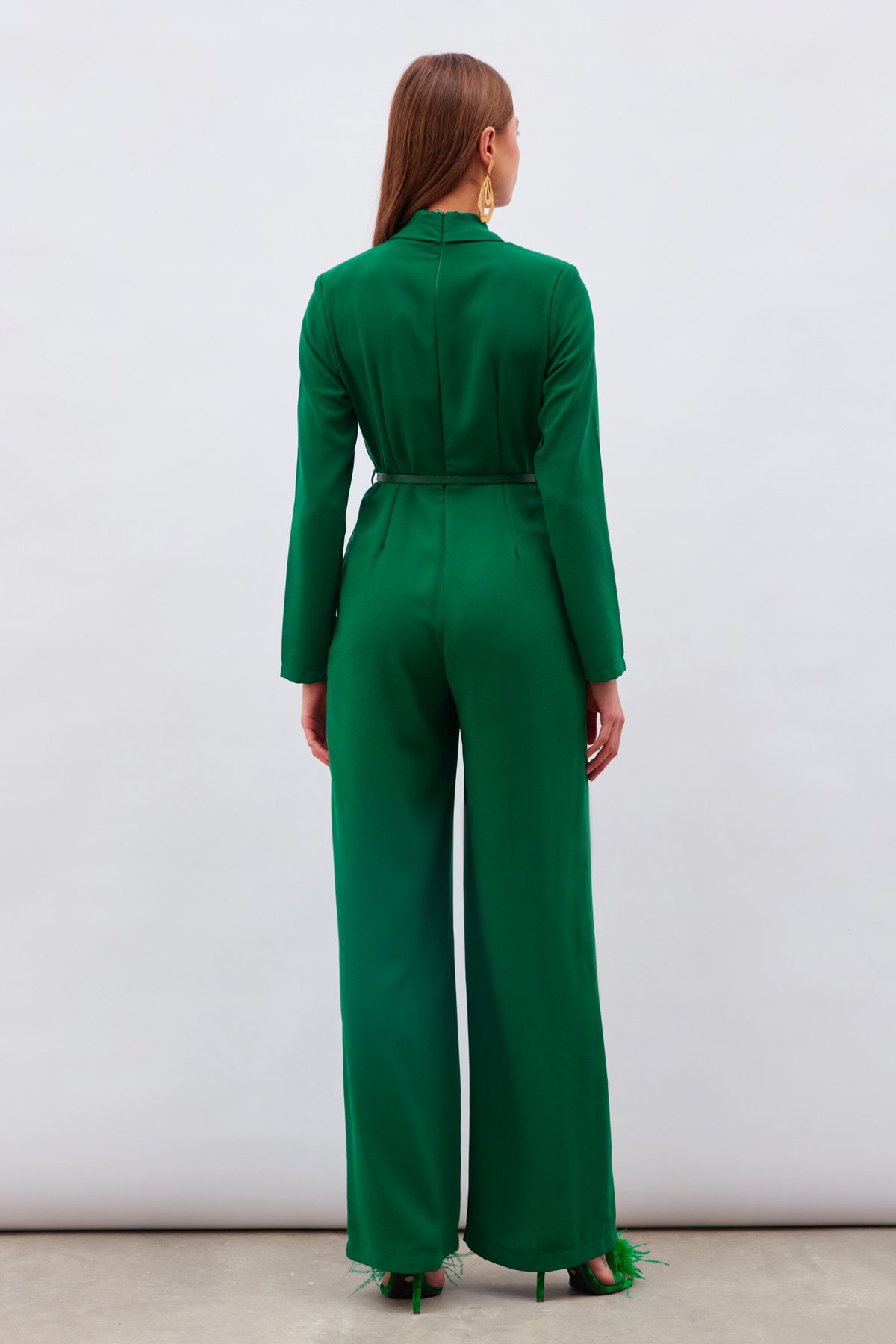 Kemerli Salaş Tulum - KOYU ZÜMRÜT