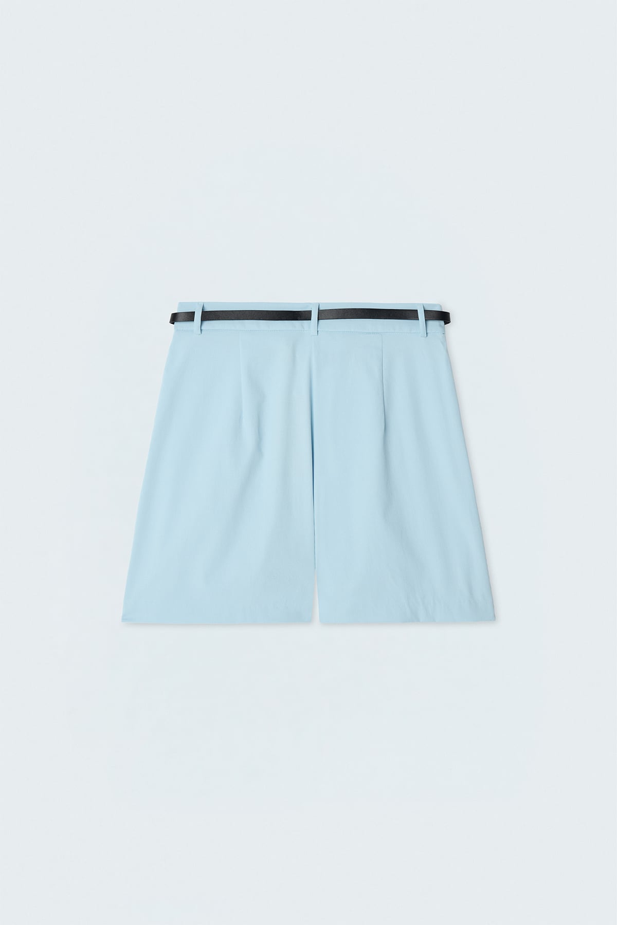 Linen-Look Shorts - Bebe blue