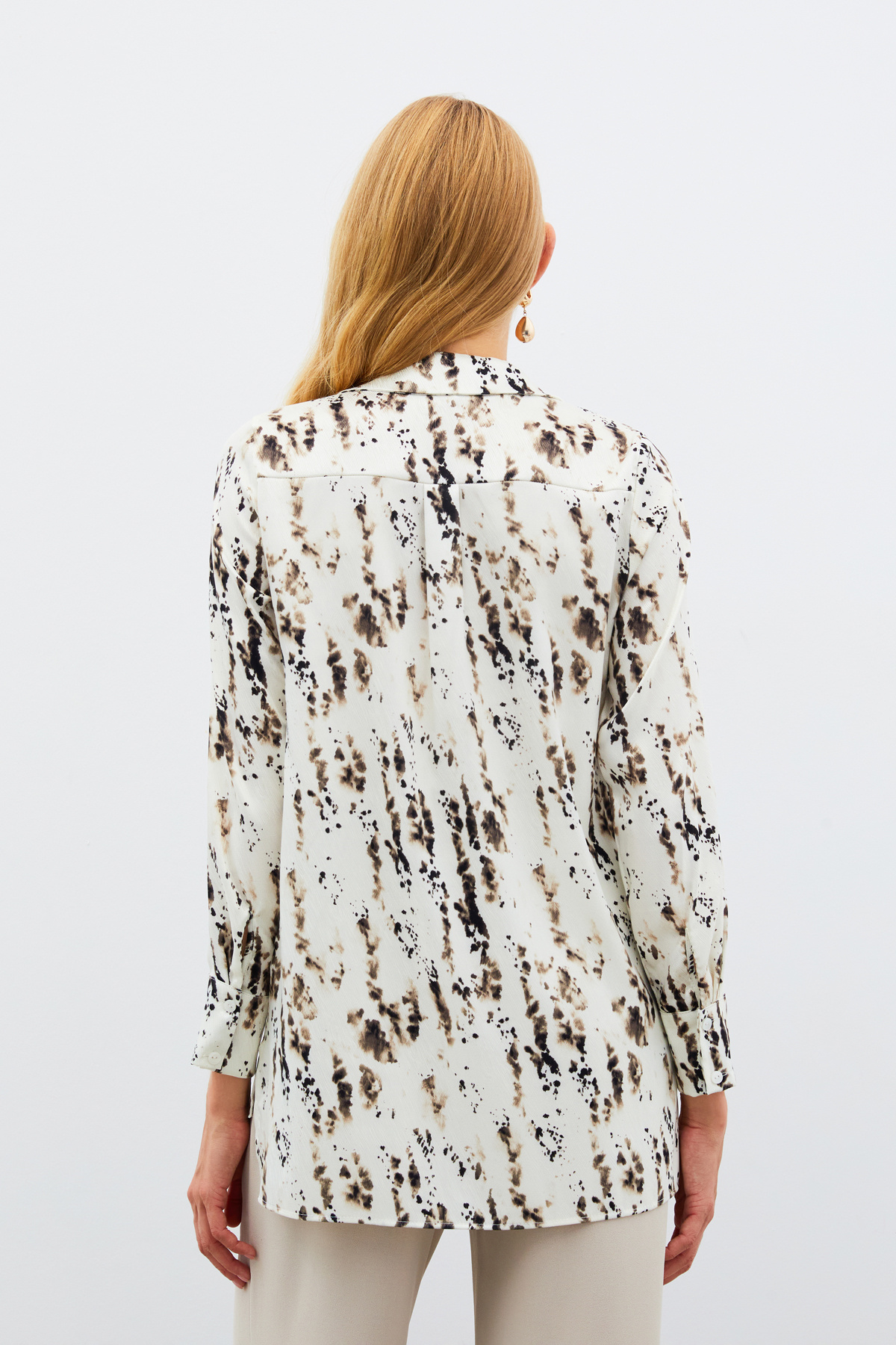 Kırçıllı Uzun Gömlek - HAKİ