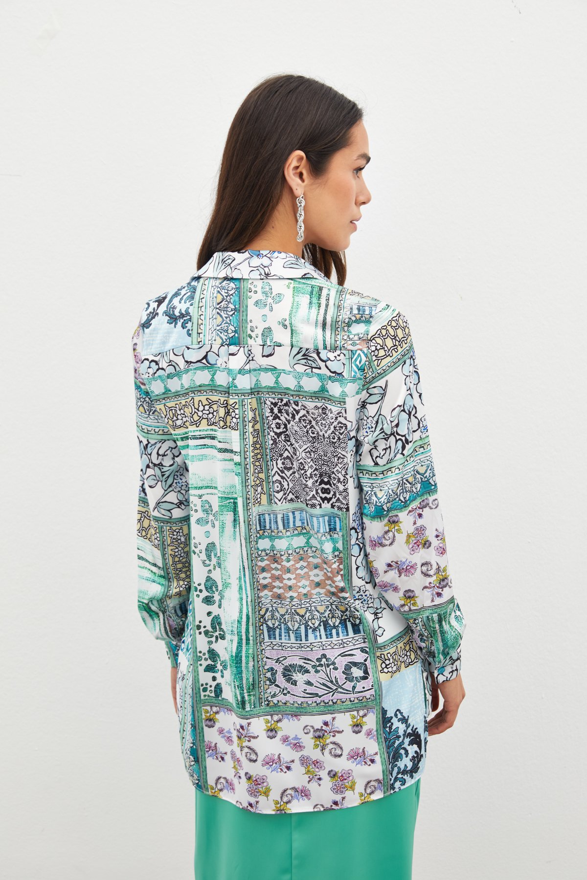 Klasik Desenli Gömlek - MİNT