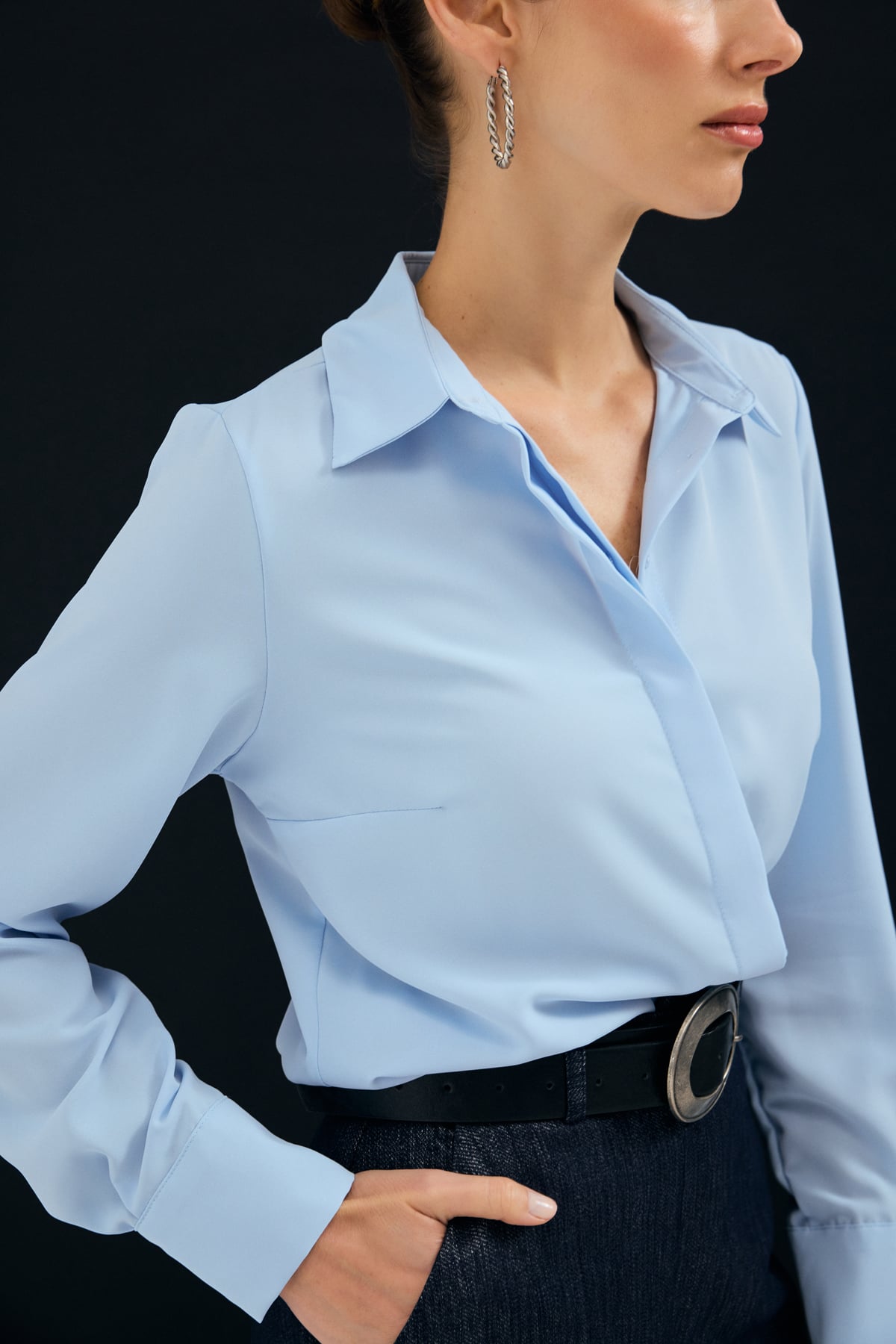 Classic Plain Shirt - Blues
