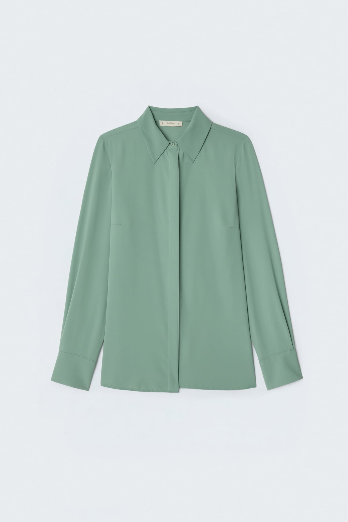 Classic Plain Shirt - Mınt