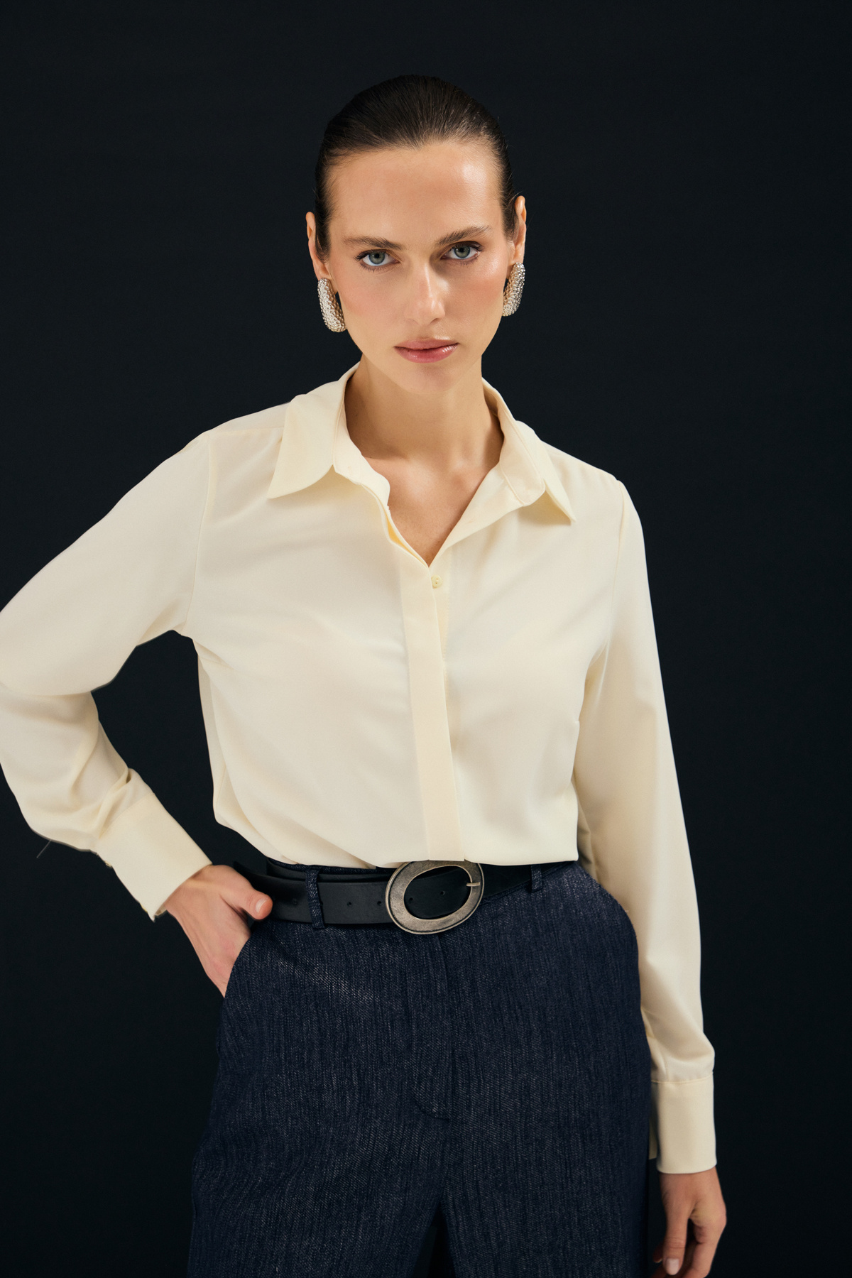 Classic Plain Shirt - Yellow