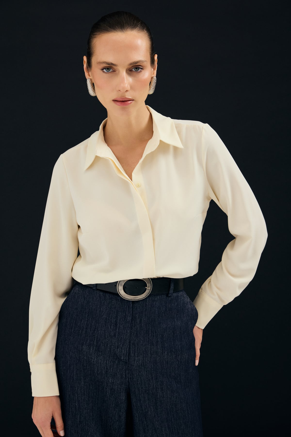 Classic Plain Shirt - Yellow