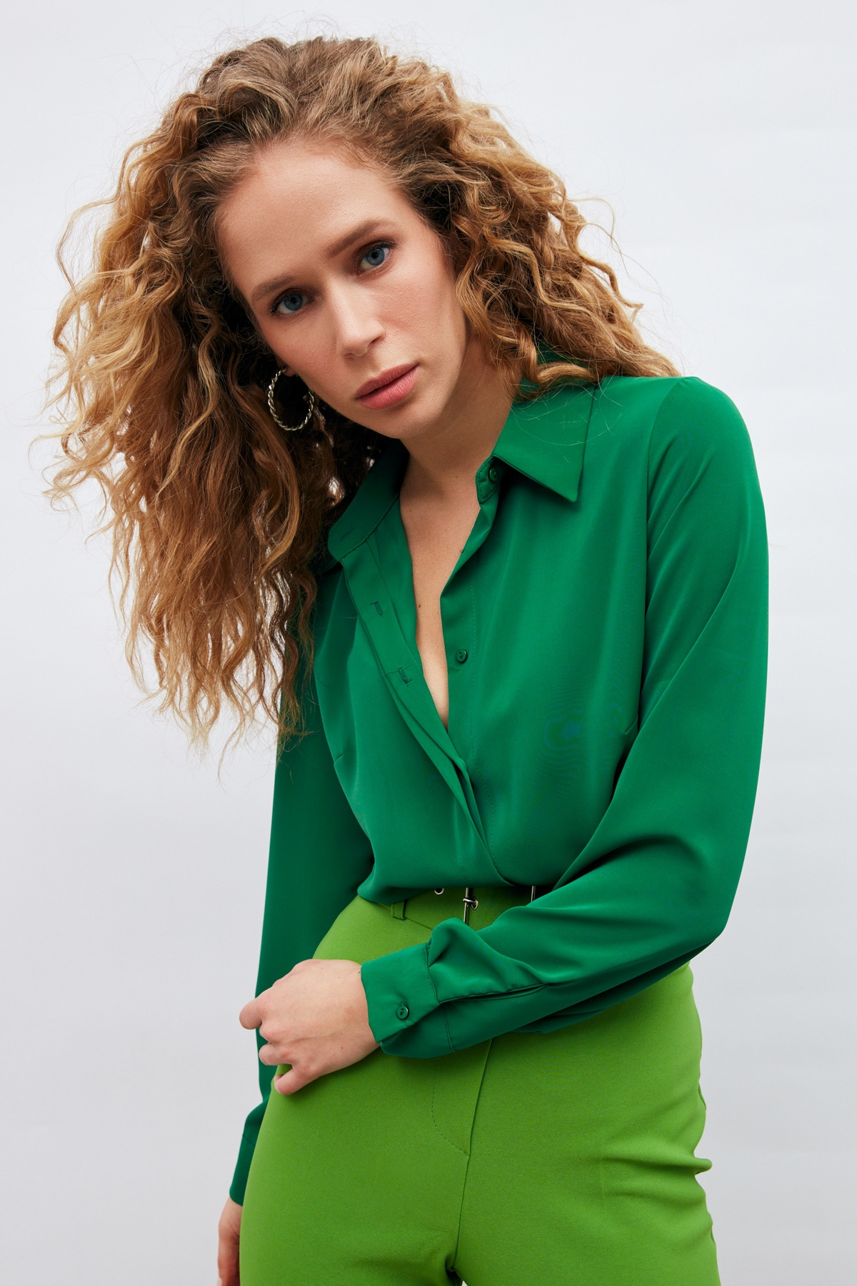 Klasik Düz Gömlek - ZÜMRÜT