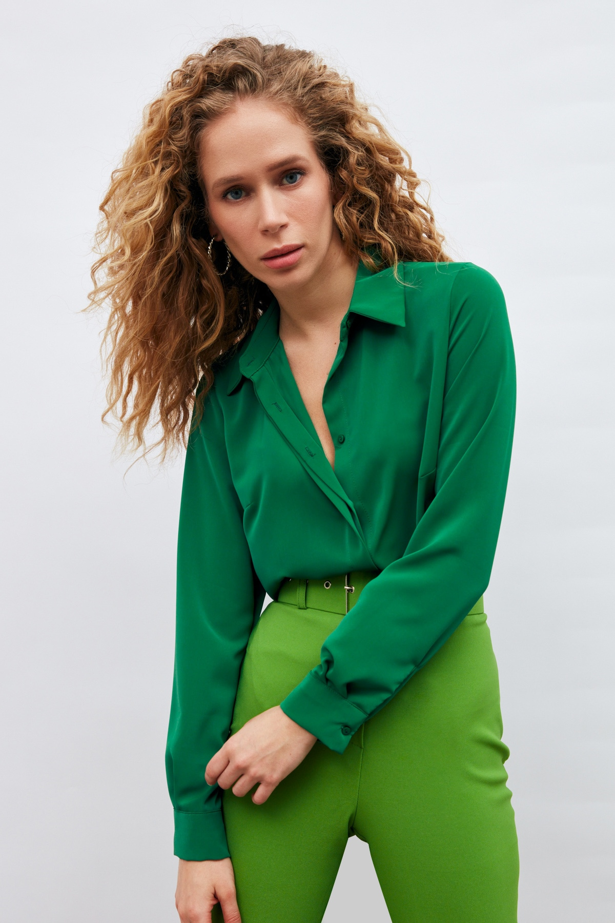 Klasik Düz Gömlek - ZÜMRÜT