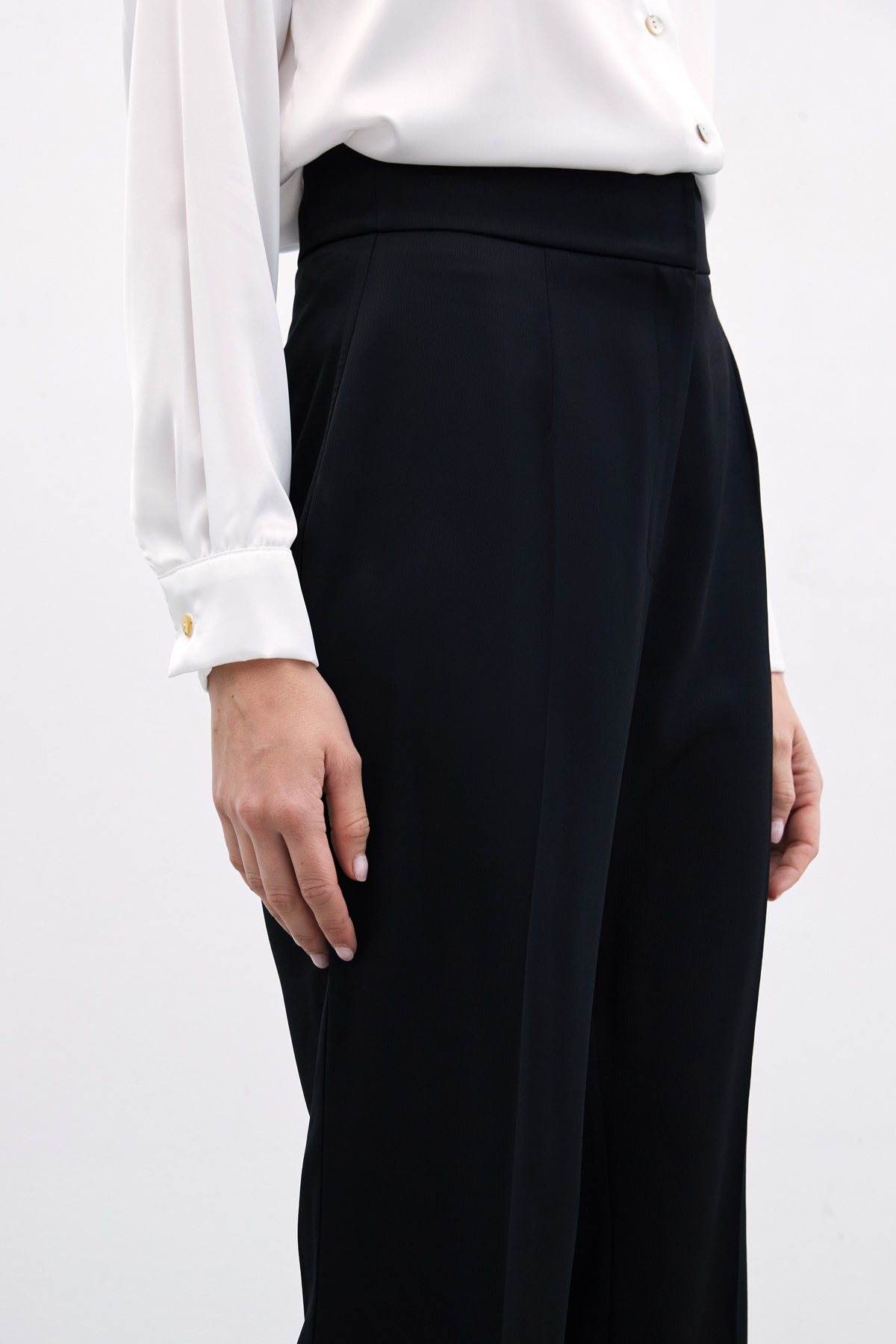 Klasik Düz Pantolon - Siyah