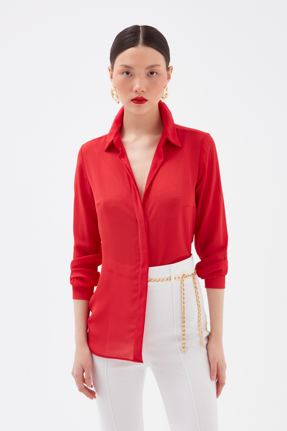classic shirt - RED