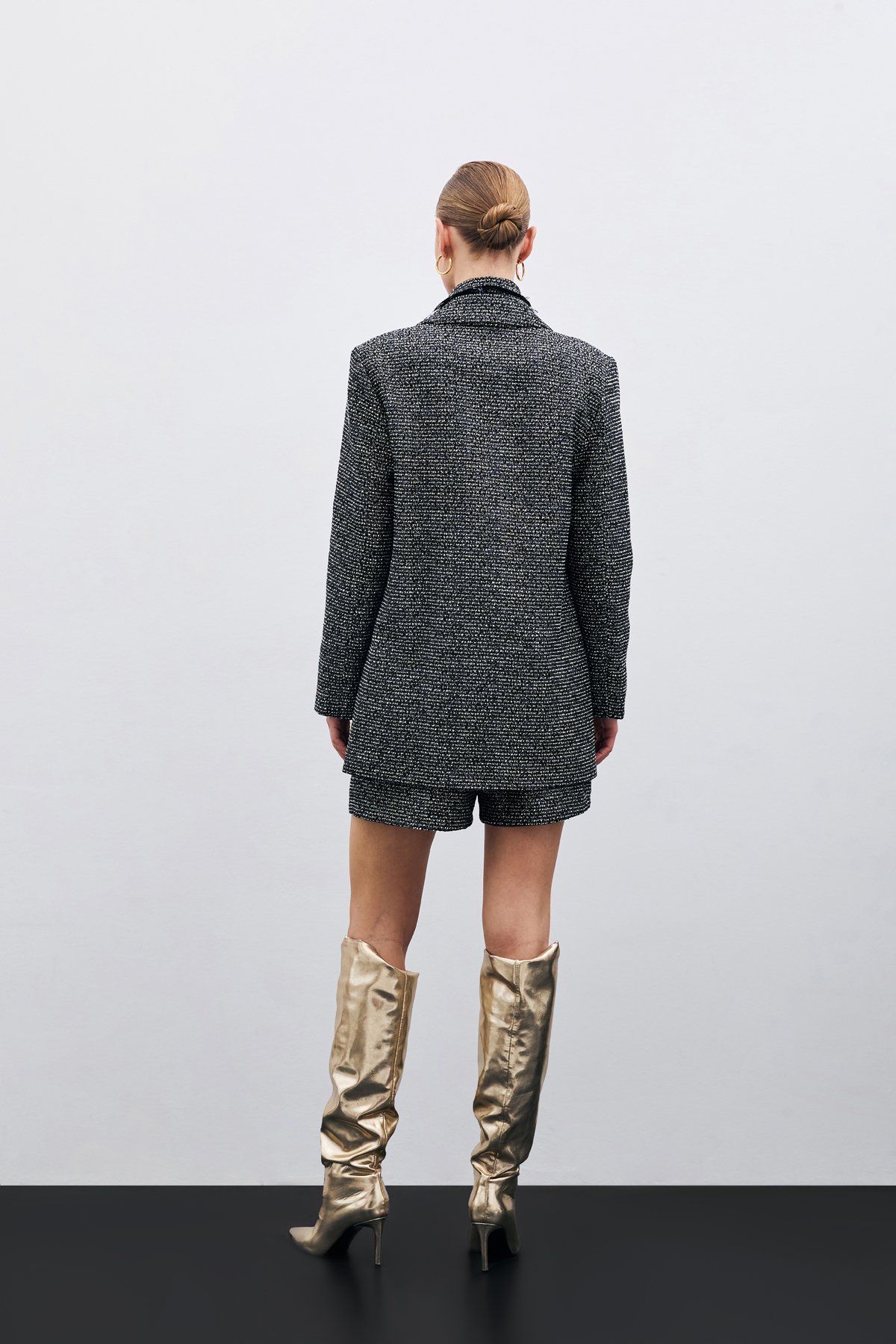 Klasik Tüvit Ceket - Sax Mavi