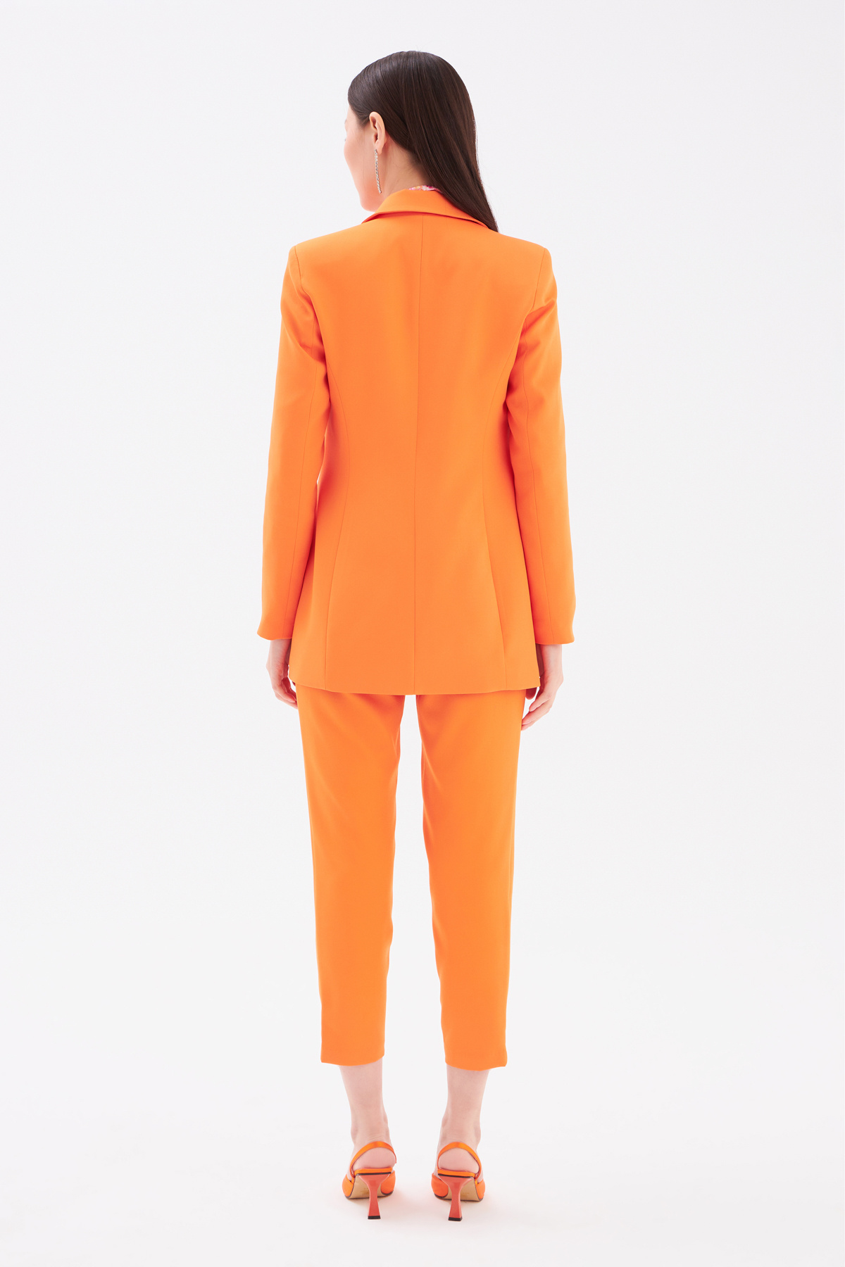 Classic collar slim fit jacket - ORANJ