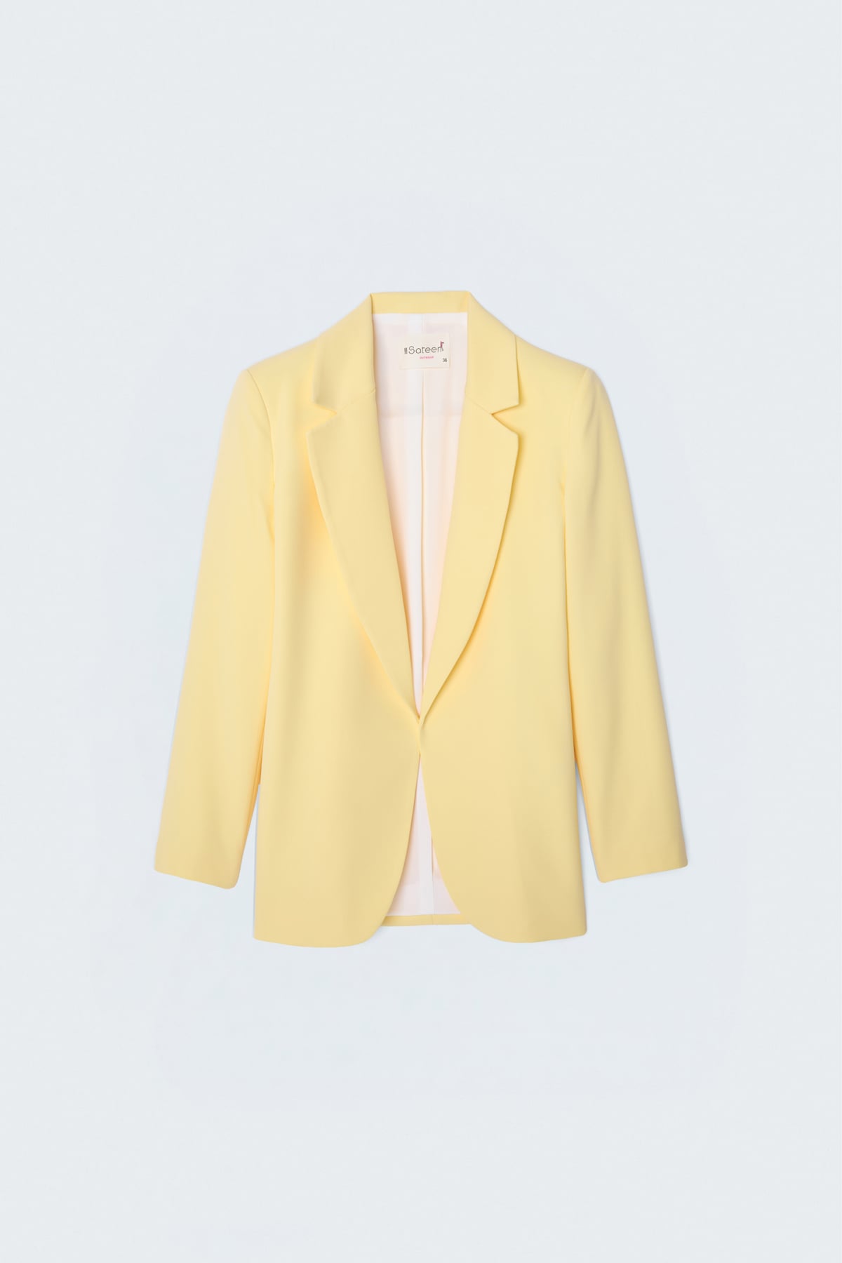 Classic Collar Long Jacket - Yellow