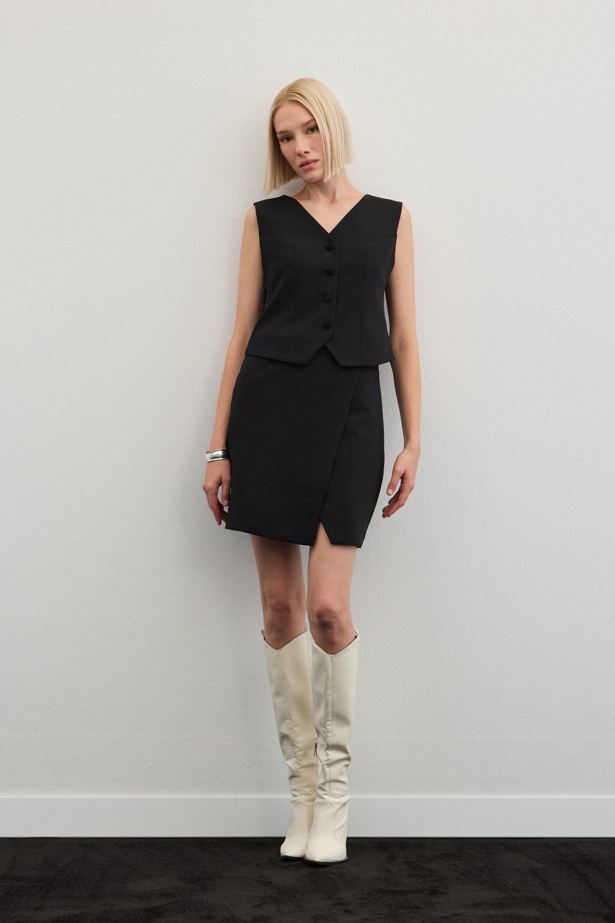 Klasik Yelek - Siyah