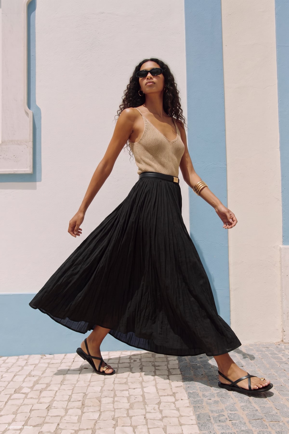 Circular Skirt - Black
