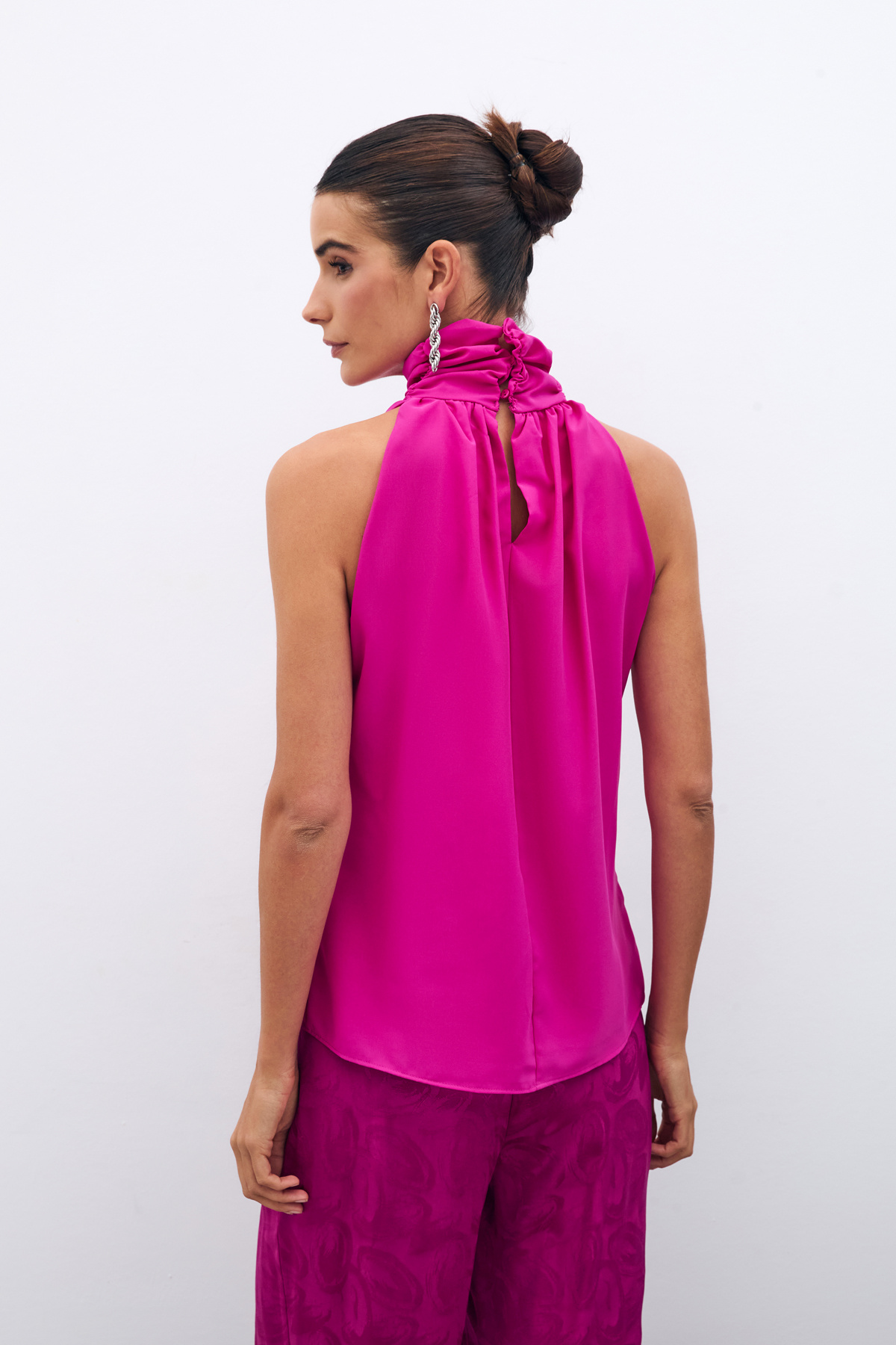 Kolsuz Salaş Bluz - FUŞYA