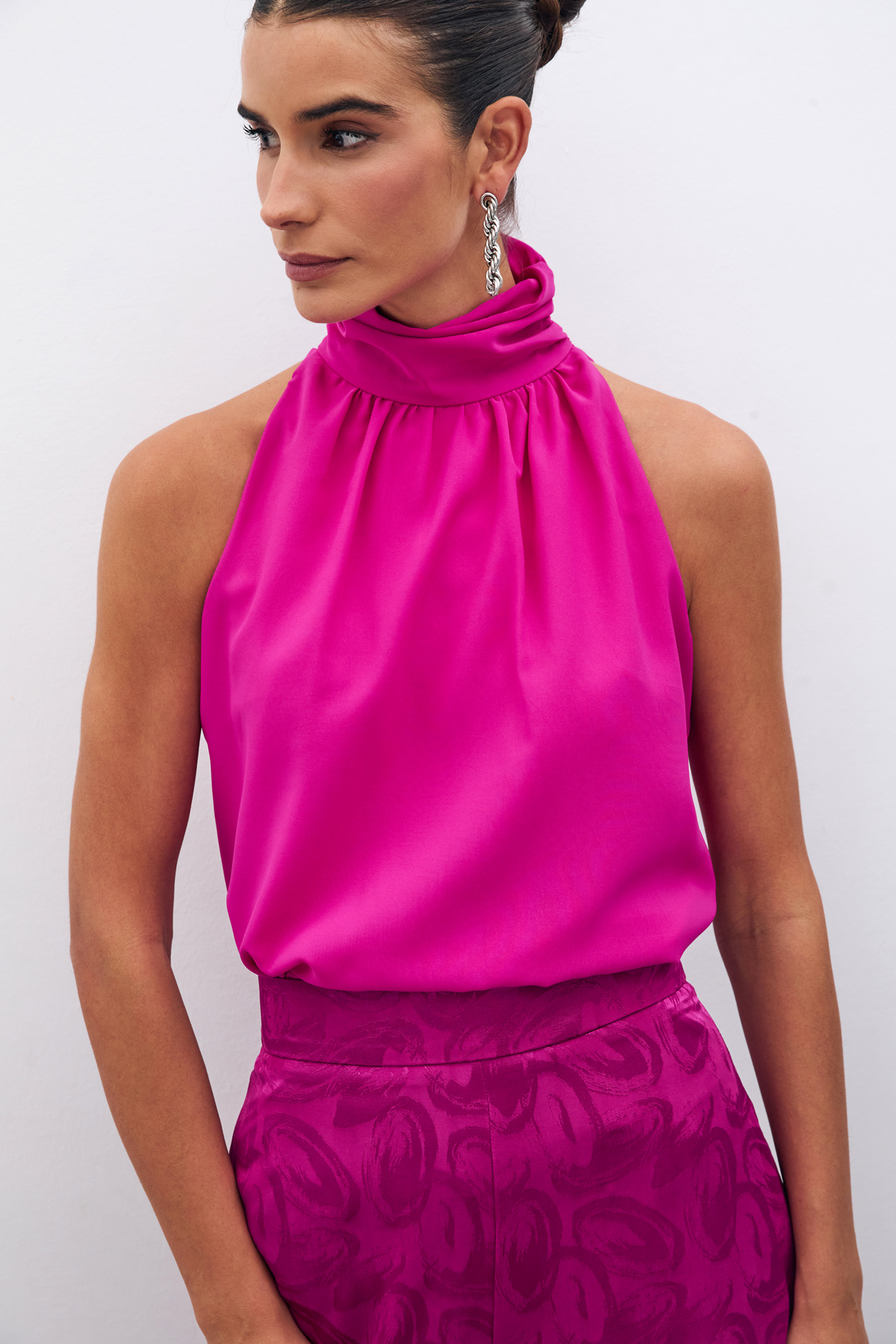 Kolsuz Salaş Bluz - FUŞYA