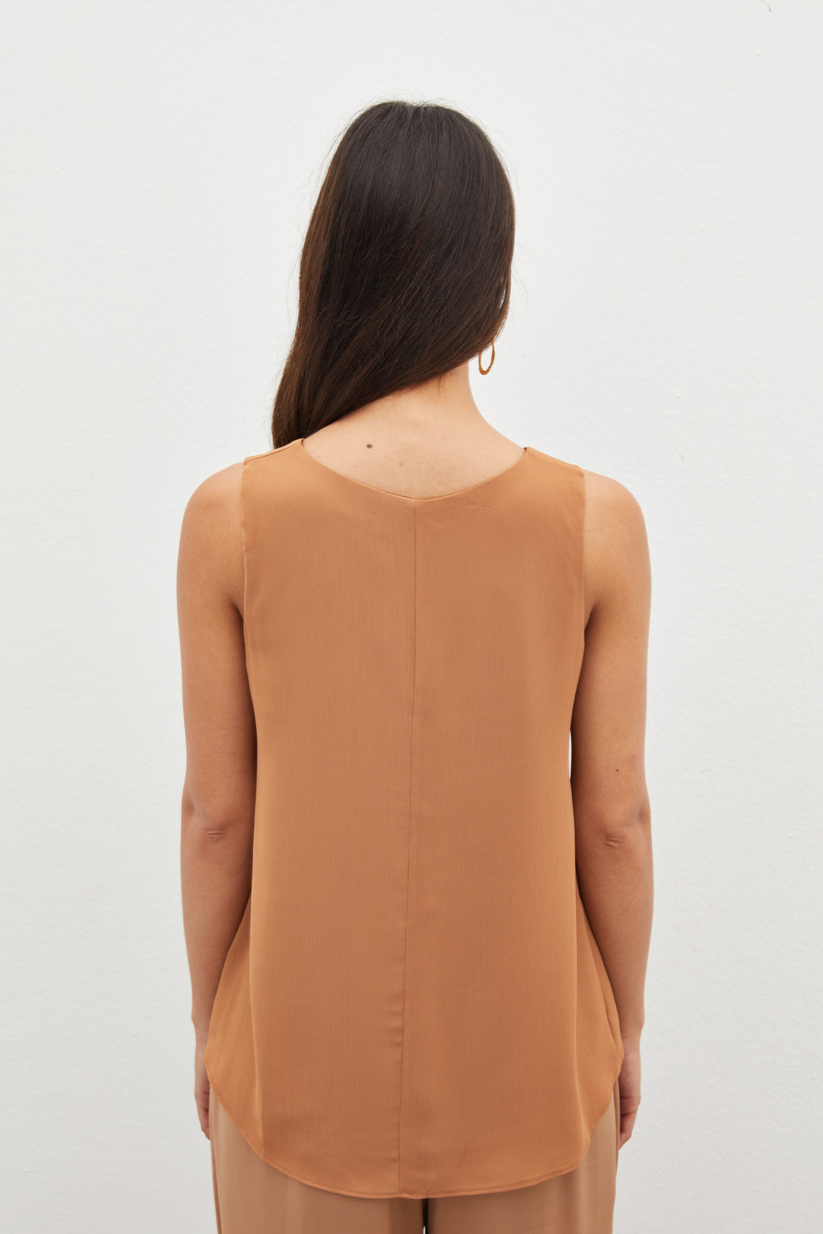 Kolsuz Salaş Bluz - KAHVE