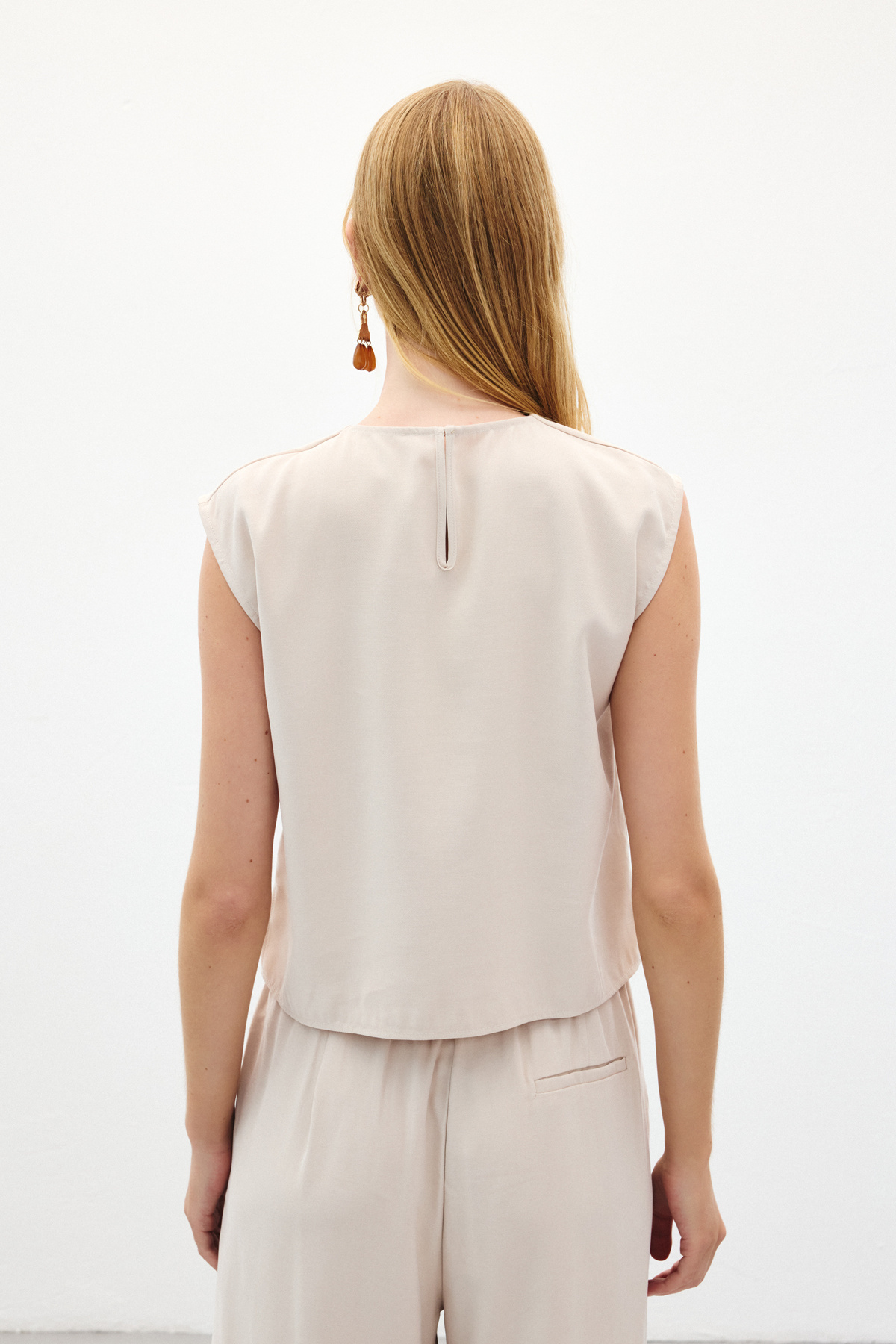 Kolsuz Salaş Bluz - Taş