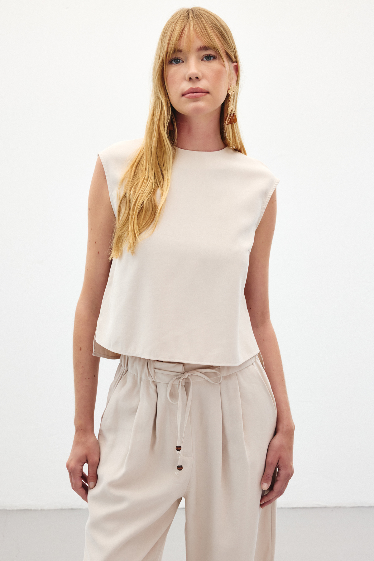 Kolsuz Salaş Bluz - Taş