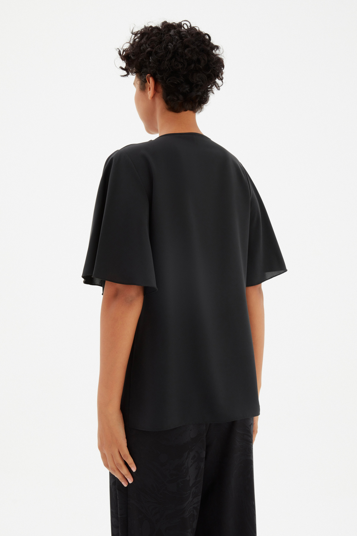 Kolyeli Salaş Bluz - SİYAH