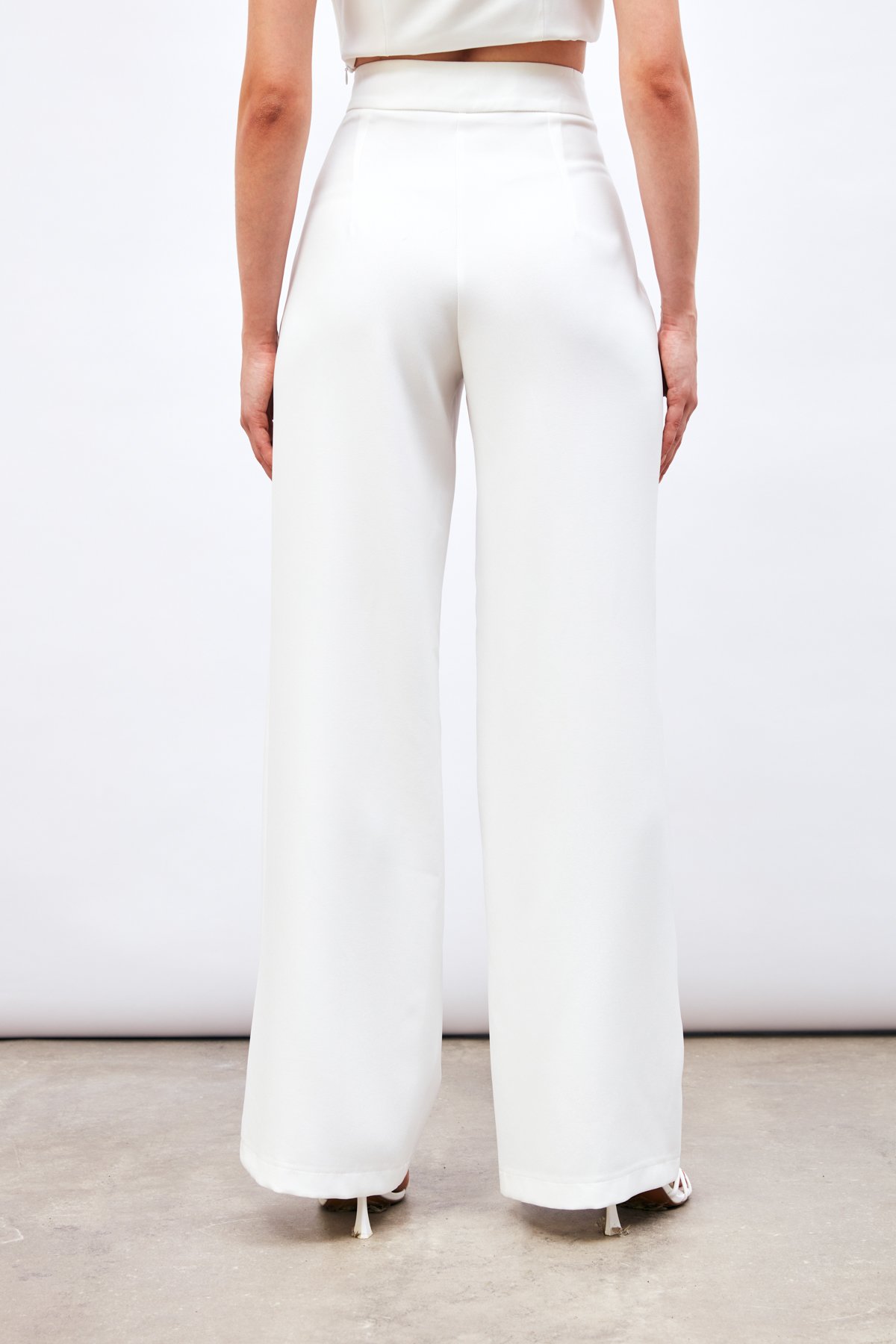 Kontrast Salaş Pantolon - EKRU