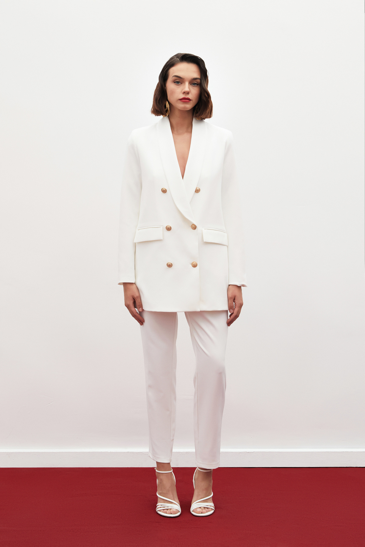 Korsaj Detaylı Pantolon - EKRU