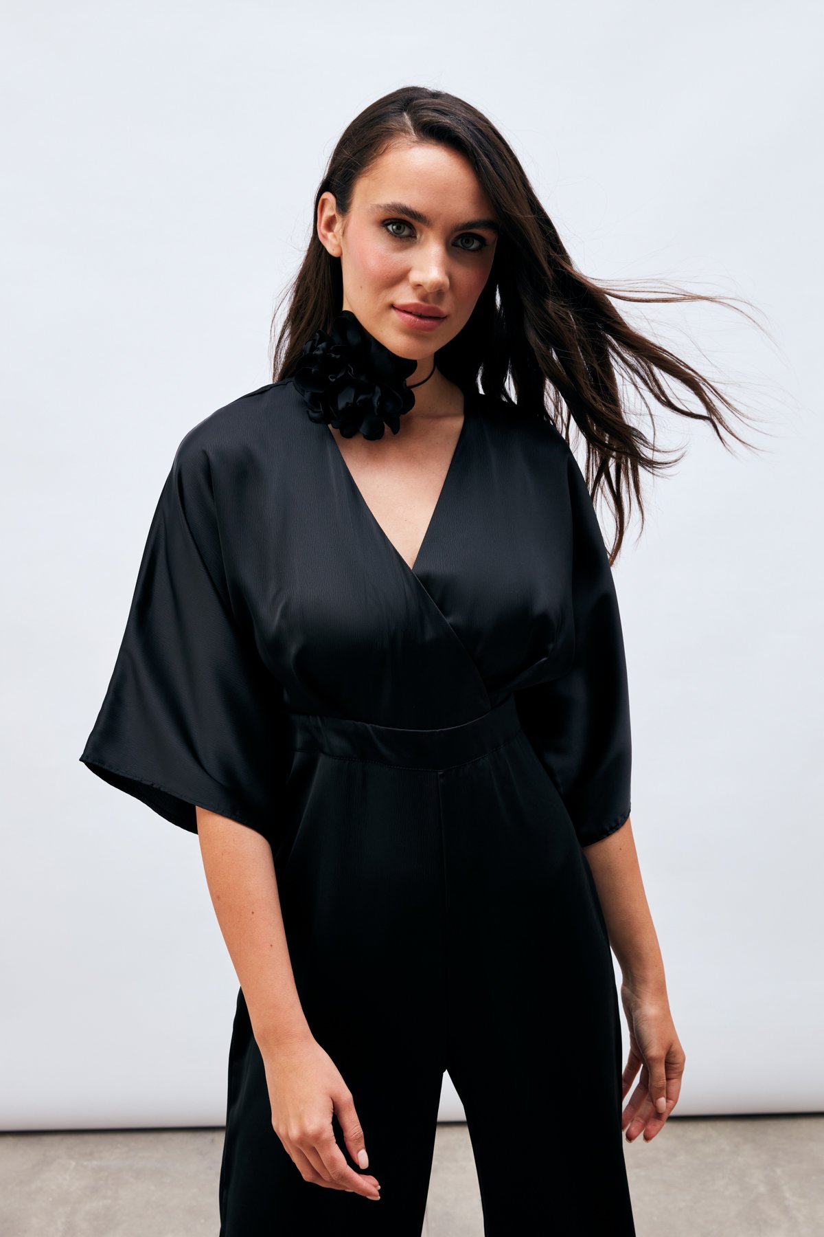 Kruvaze Salaş Tulum - SİYAH