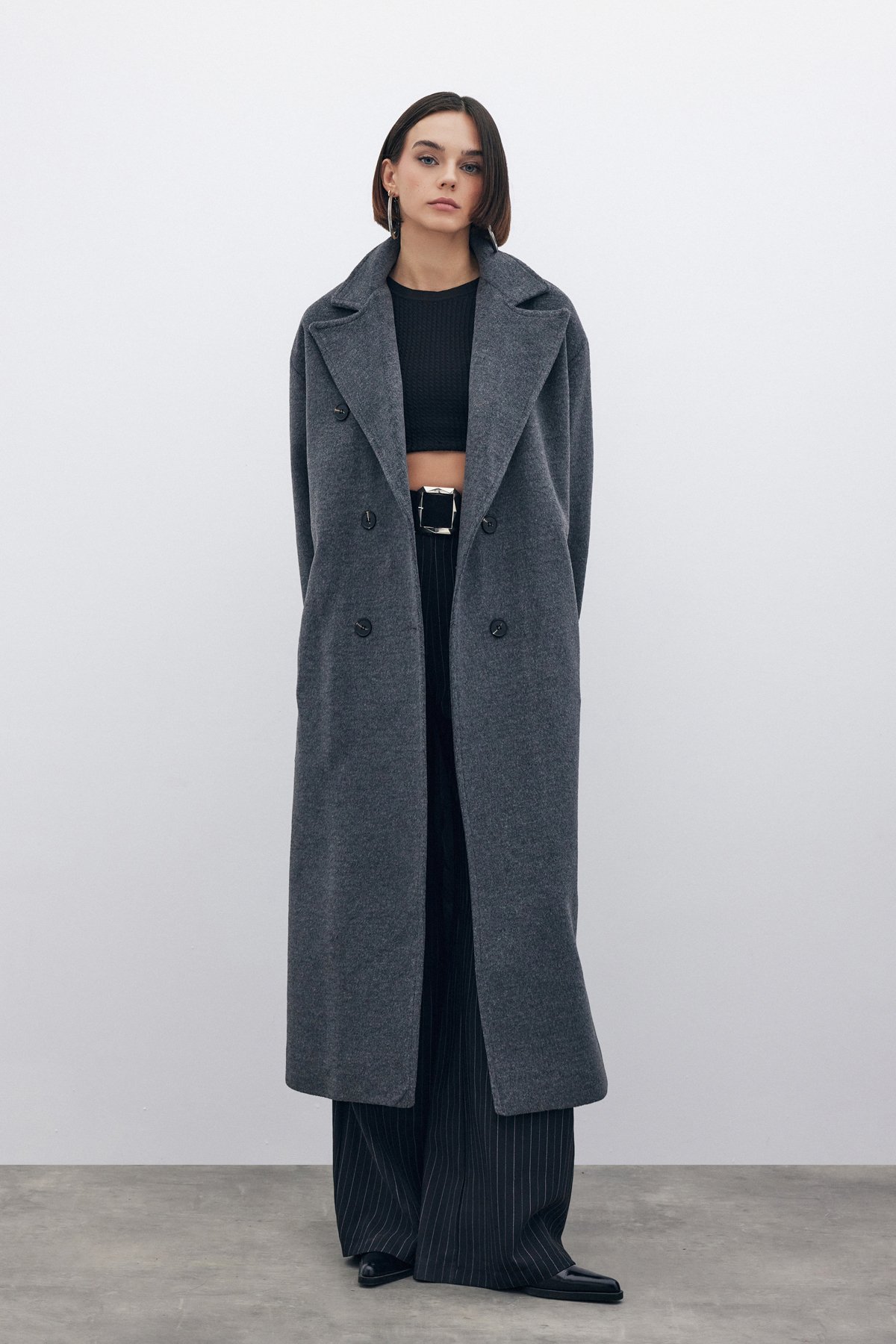 Kruvaze Uzun Kaban - ANTRASİT