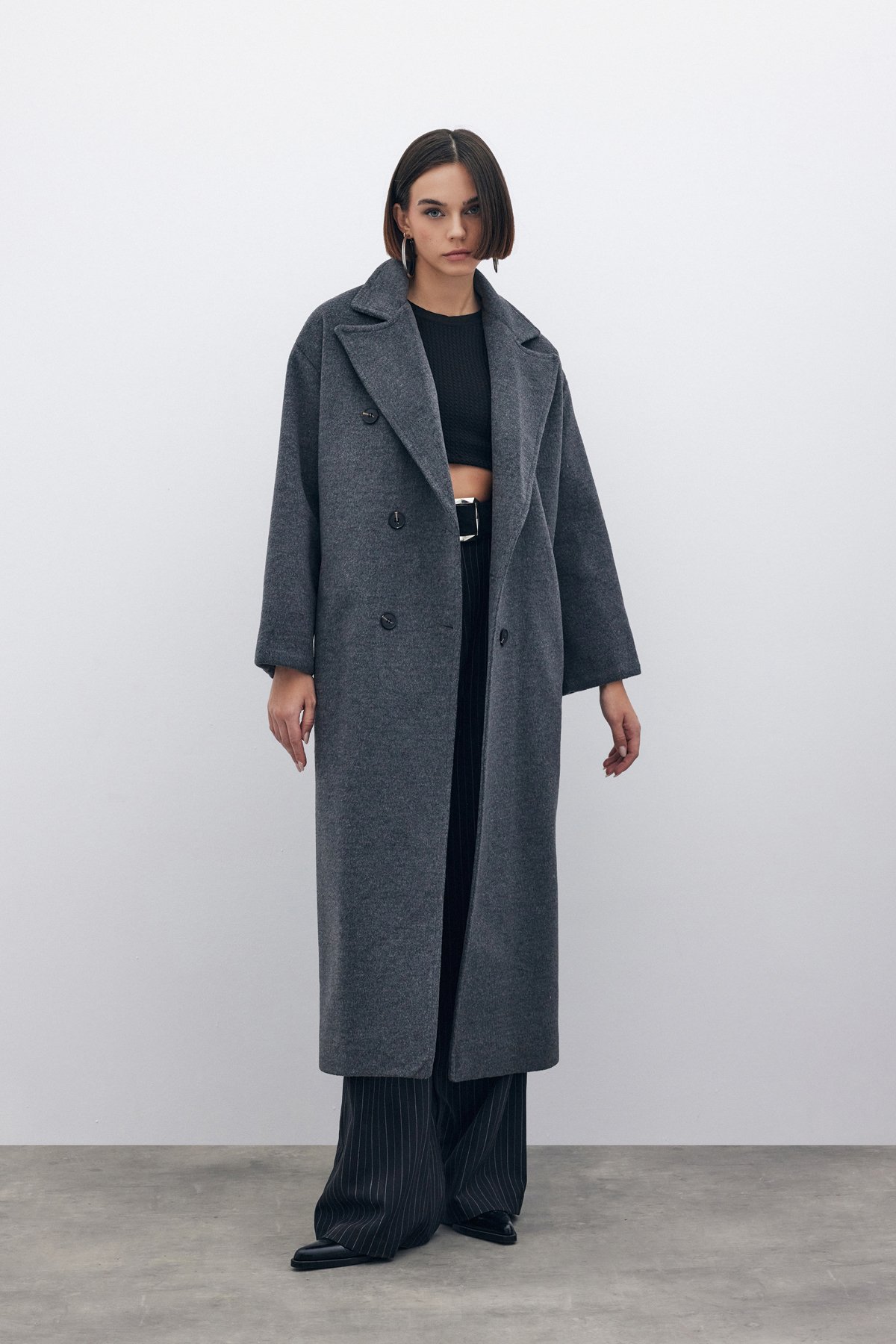 Kruvaze Uzun Kaban - ANTRASİT